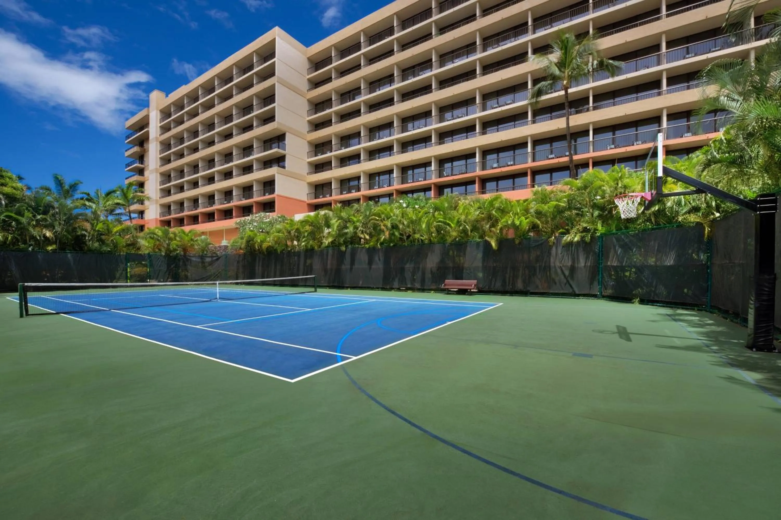 Tennis court in Marriott's Maui Ocean Club - Lahaina & Napili Towers