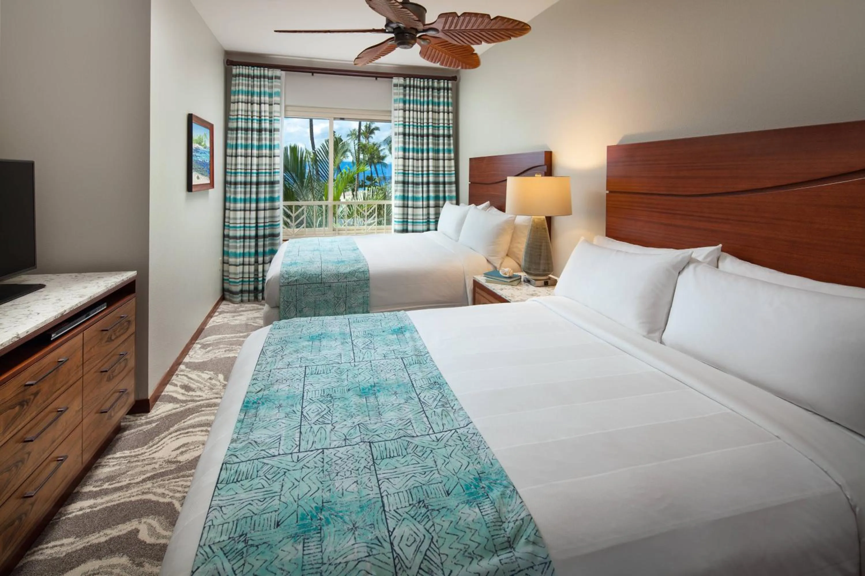 Bedroom, Bed in Marriott's Maui Ocean Club - Lahaina & Napili Towers