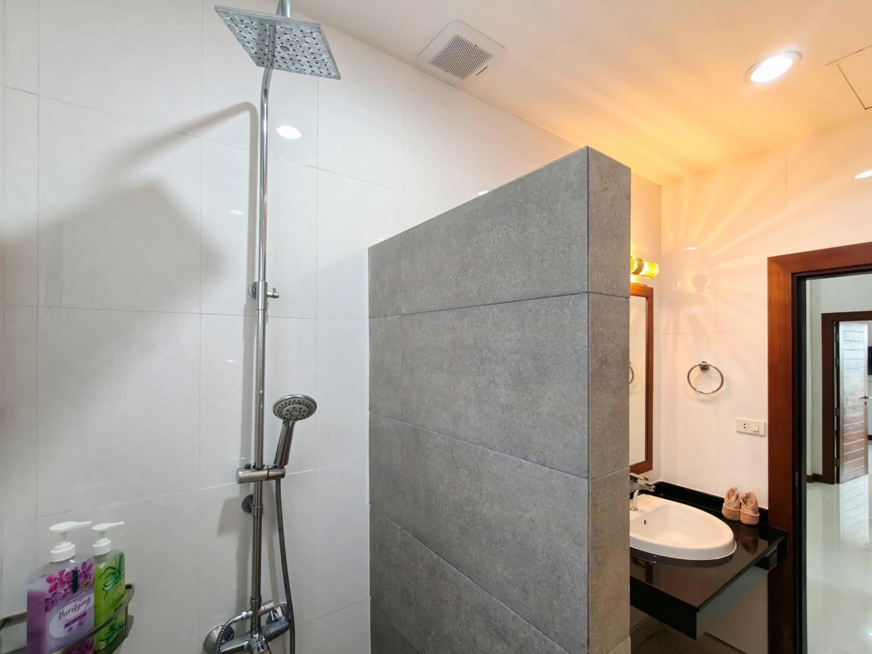 Shower in Surisa Seaview Pool Villas