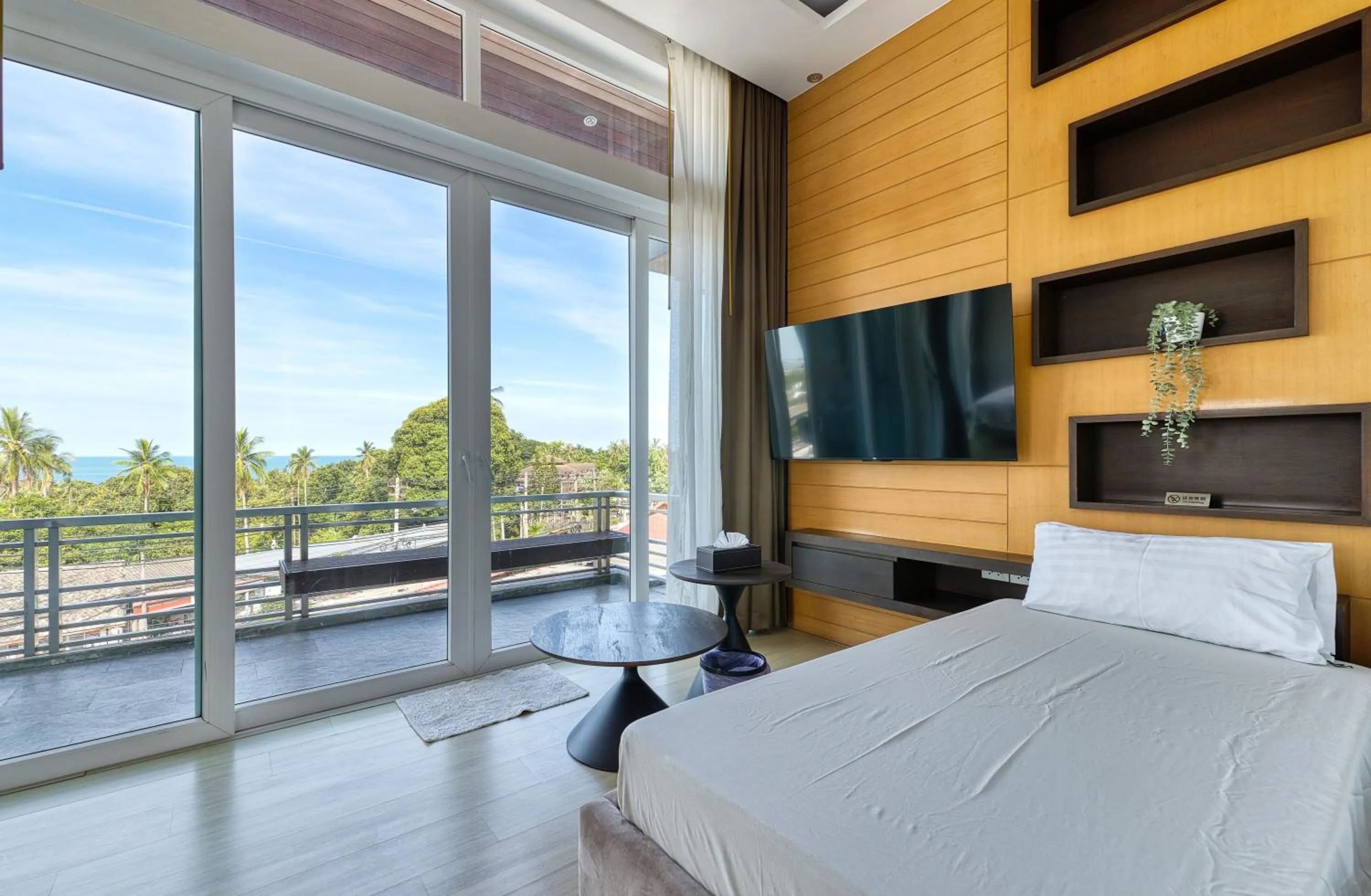 Bed in Surisa Seaview Pool Villas