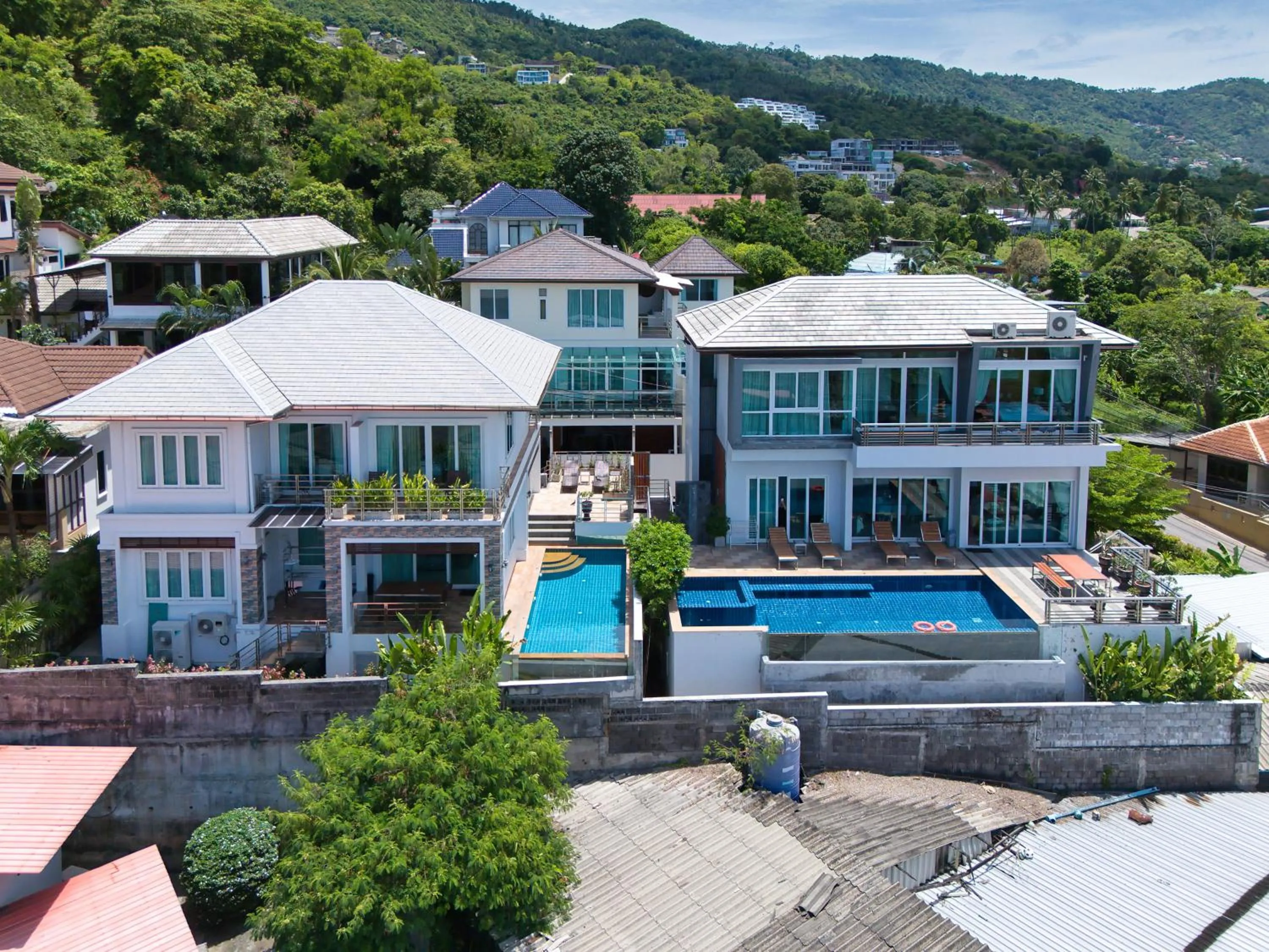 Property building in Surisa Seaview Pool Villas