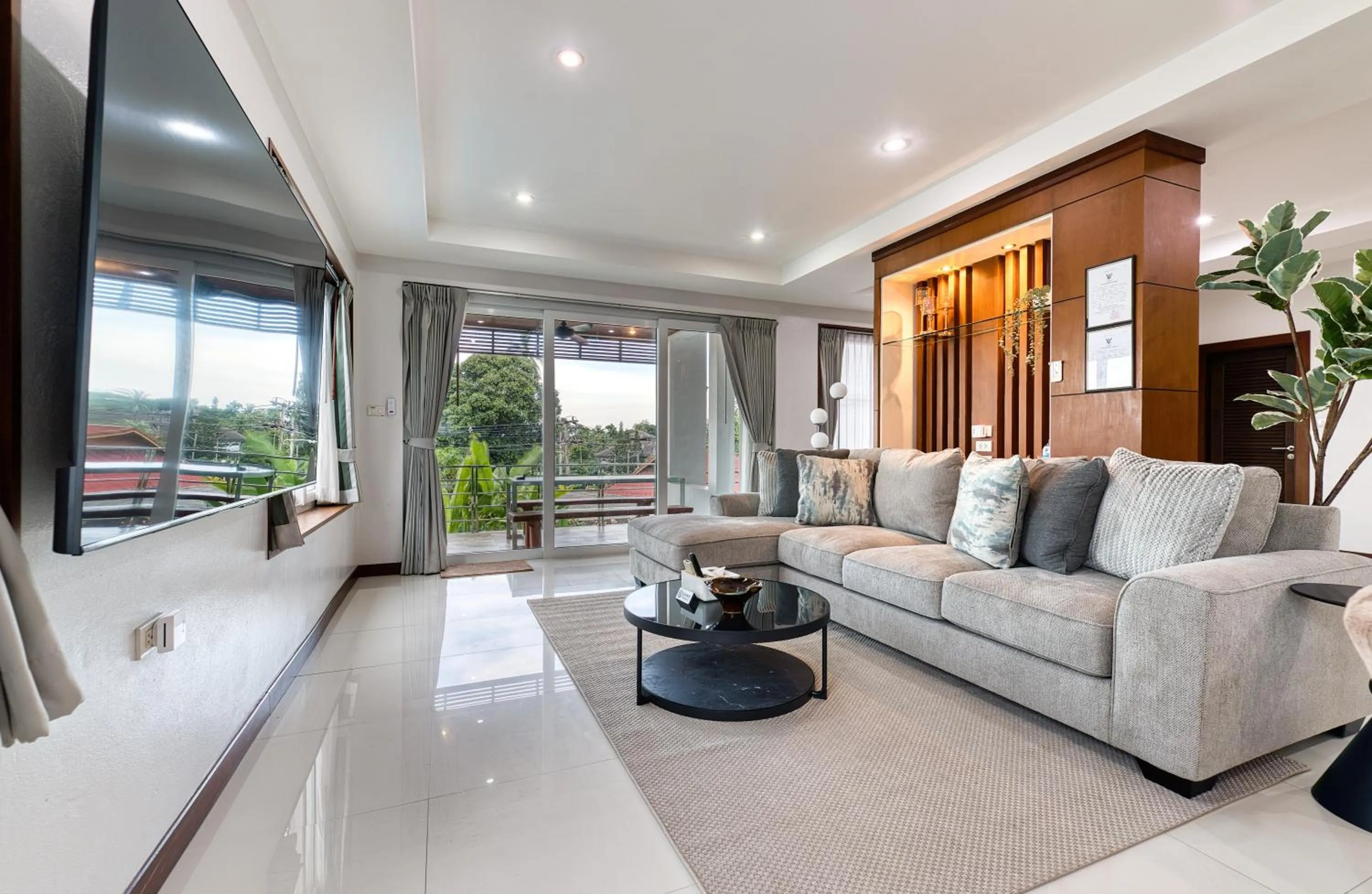 Living room in Surisa Seaview Pool Villas