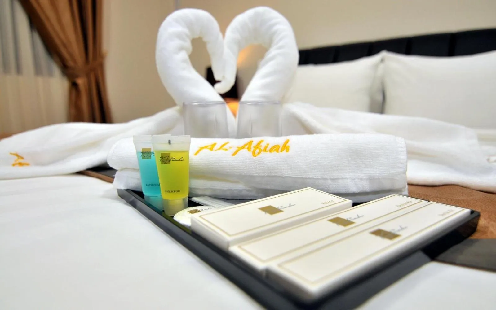 Decorative detail, Bed in Al Afiah Hotel