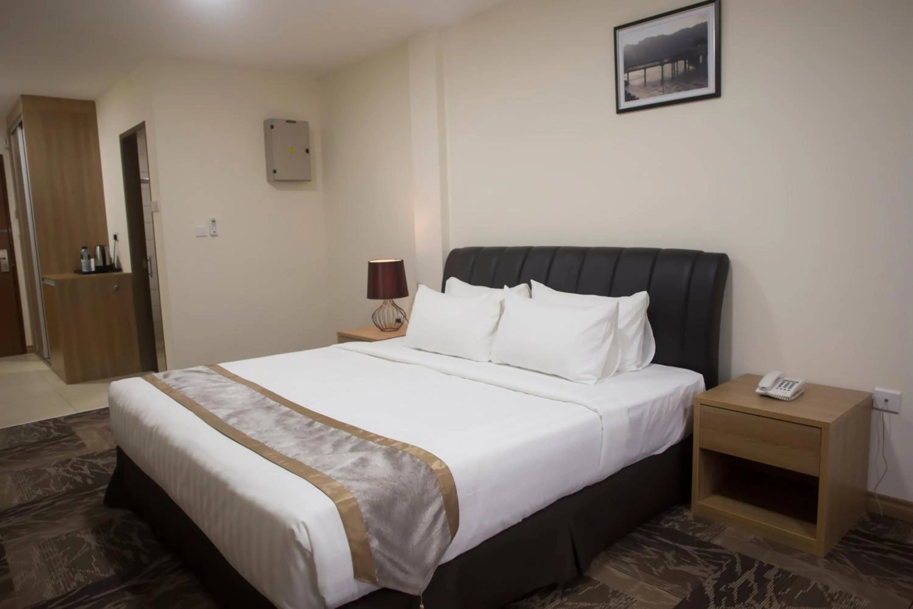 Bed in Al Afiah Hotel