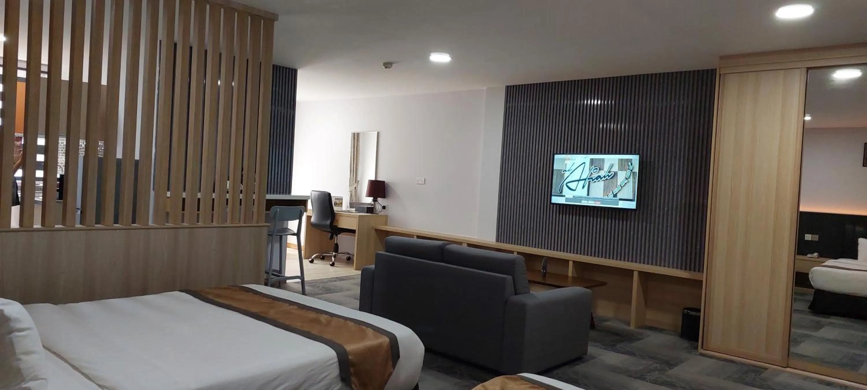 Bed in Al Afiah Hotel