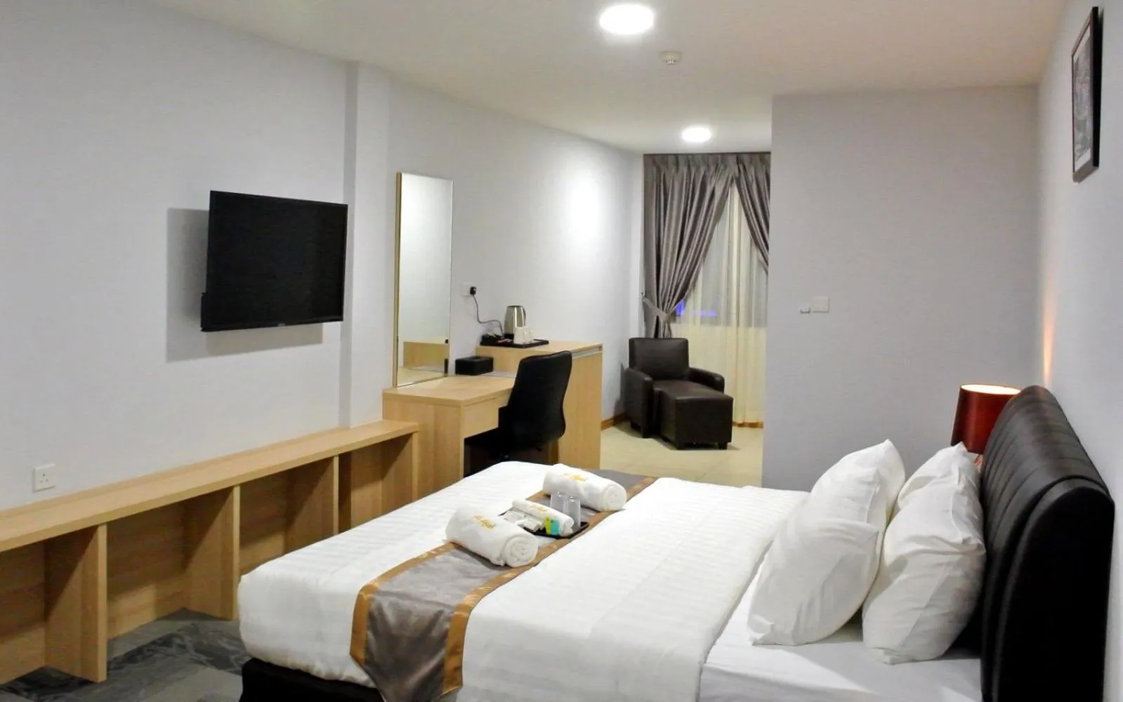 TV and multimedia, Bed in Al Afiah Hotel