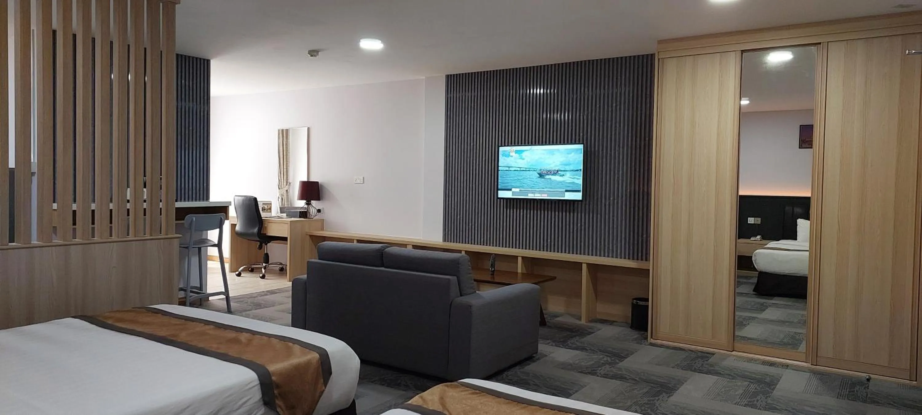 TV and multimedia, Bed in Al Afiah Hotel