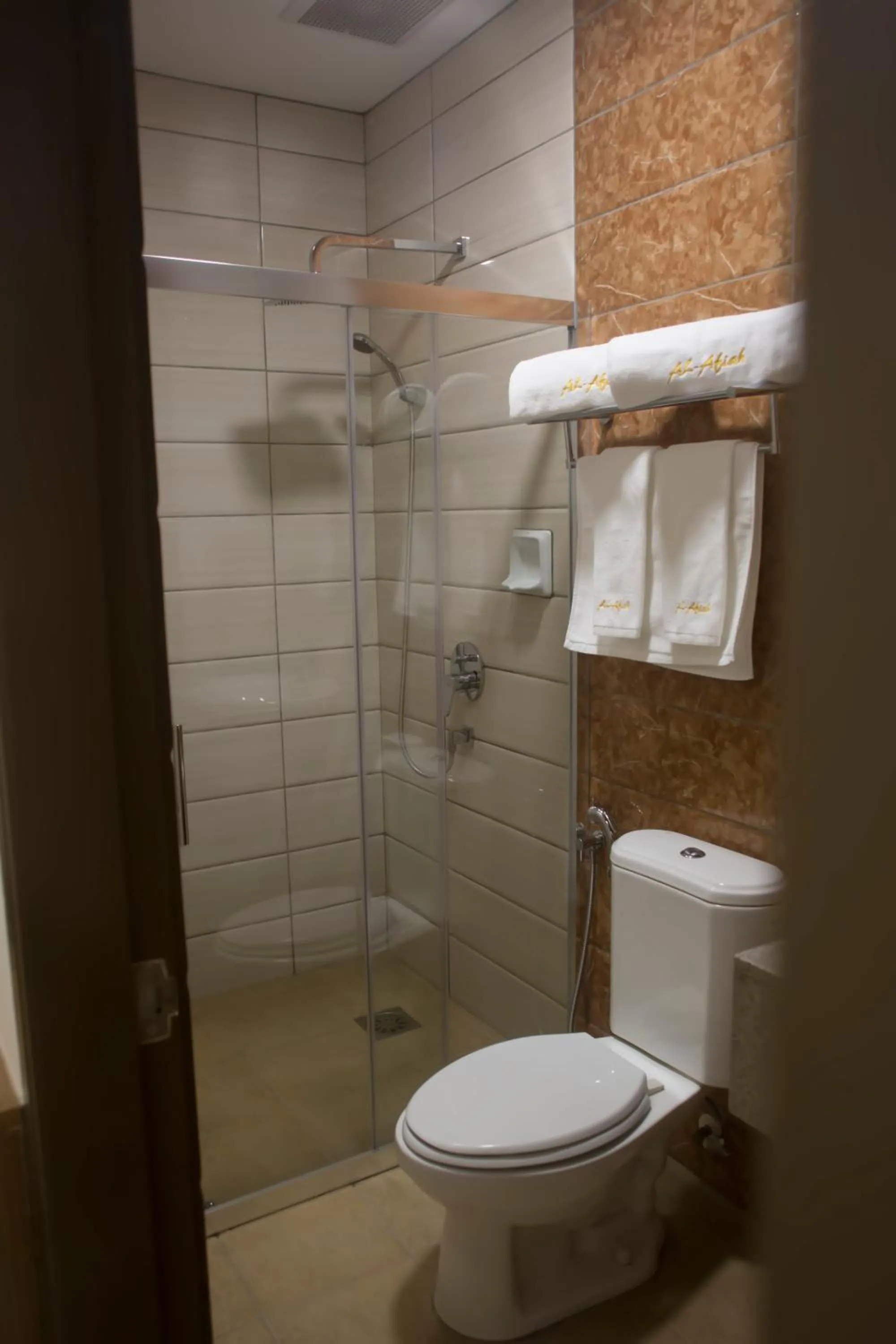 Shower in Al Afiah Hotel