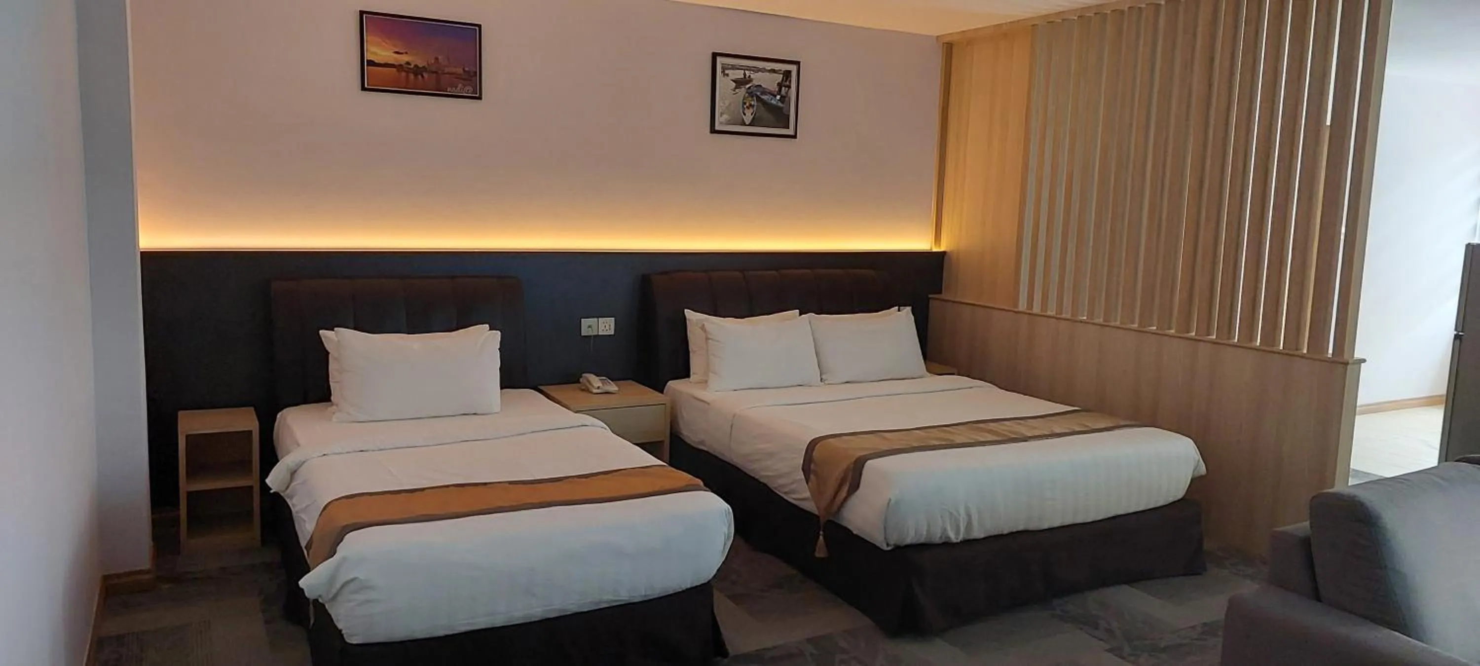 Bed in Al Afiah Hotel