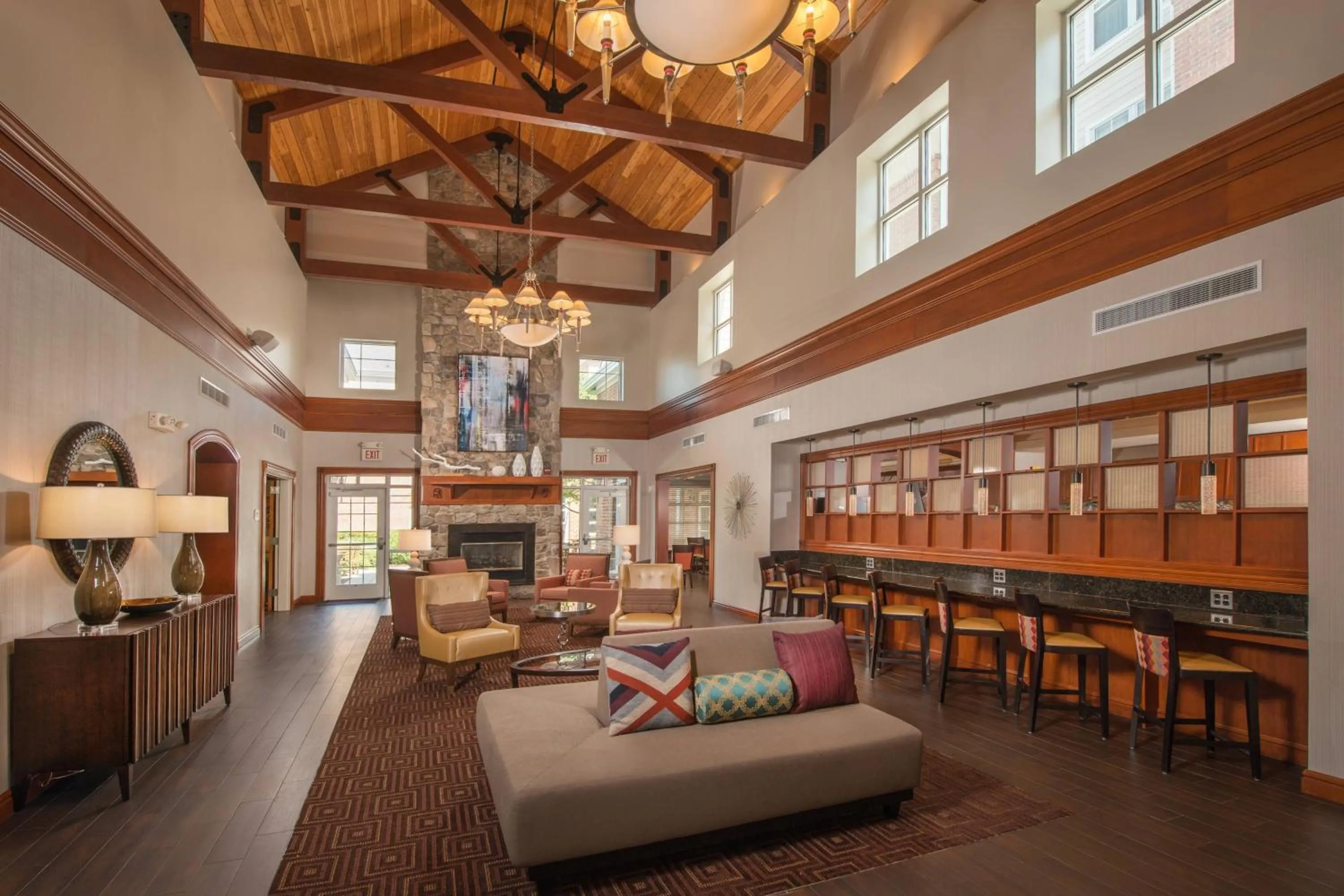 Lobby or reception in Residence Inn Dulles Airport At Dulles 28 Centre