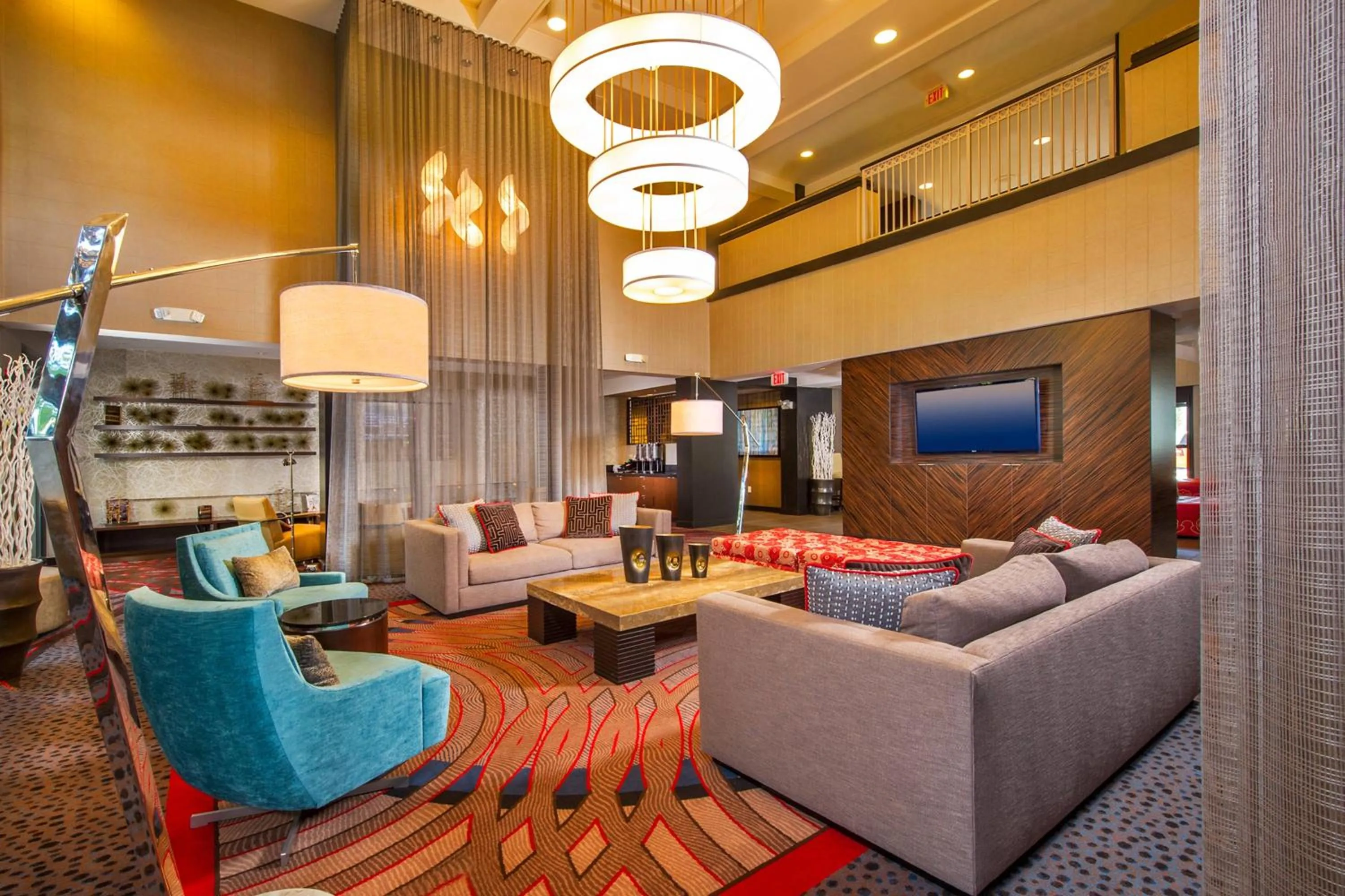 Lobby or reception in Courtyard by Marriott Dulles Town Center