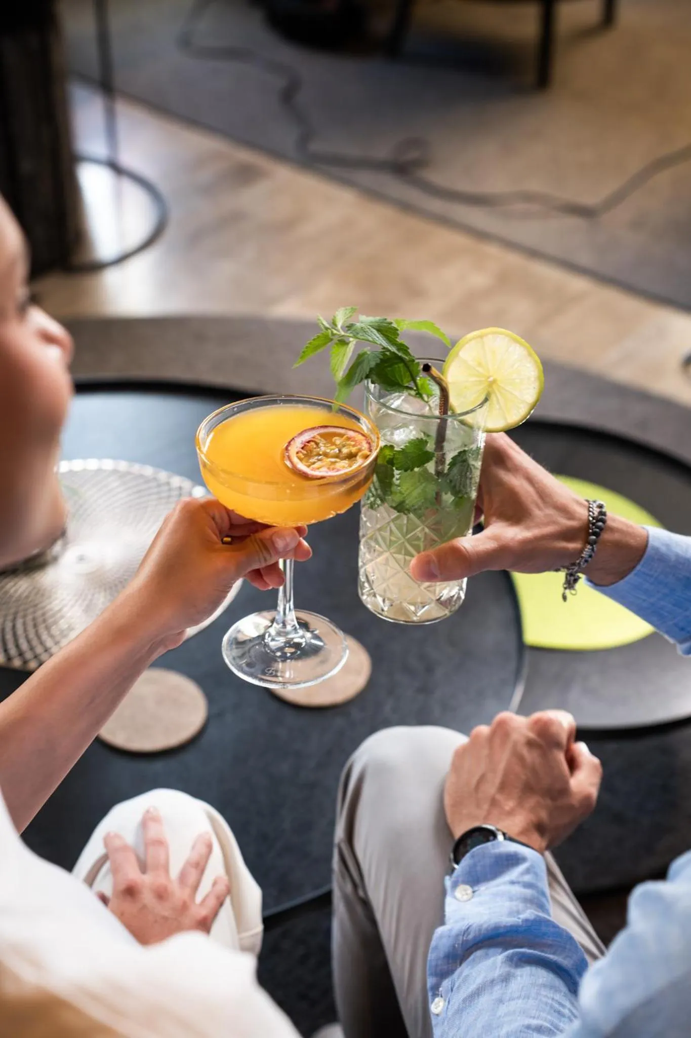 Communal lounge/ TV room in Hotel Touring Dolomites