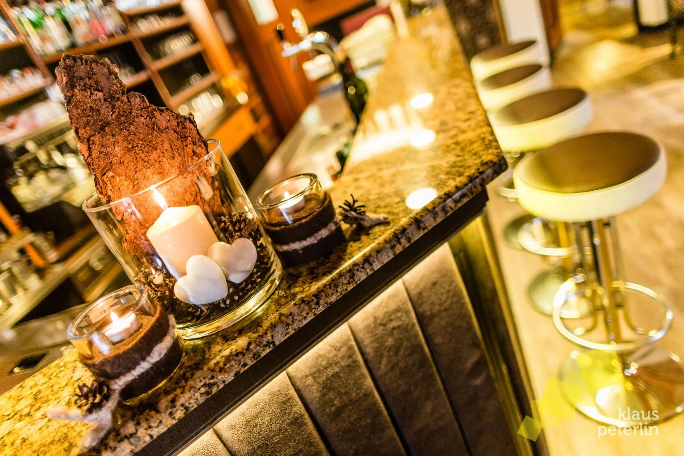 Communal lounge/ TV room in Hotel Touring Dolomites