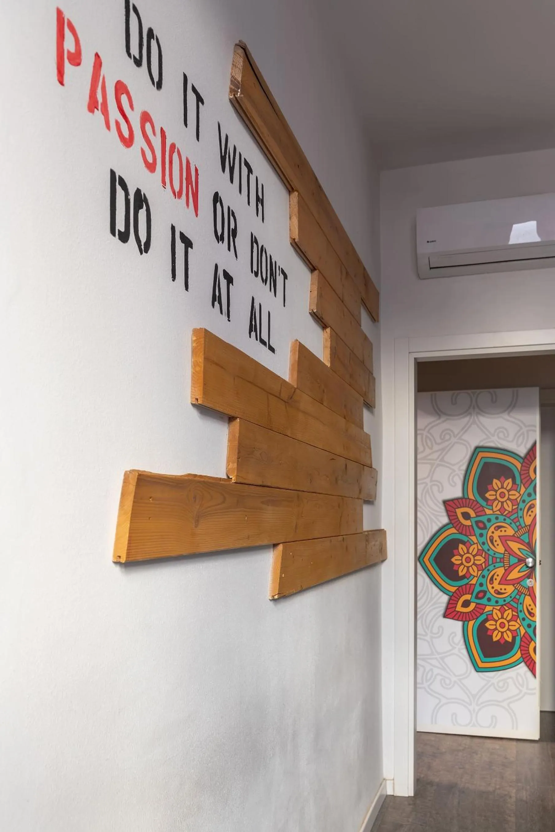 Decorative detail in Coderooms