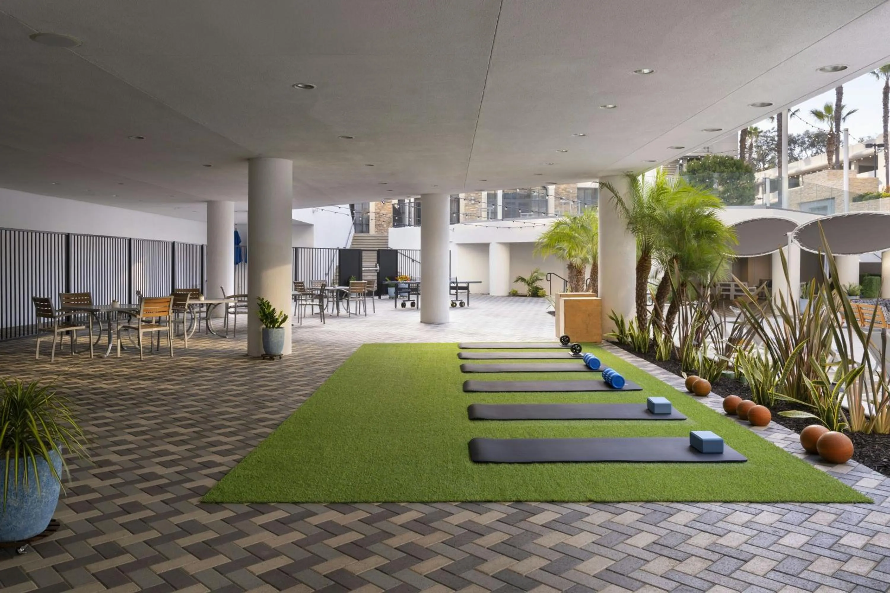 Fitness centre/facilities in Irvine Marriott