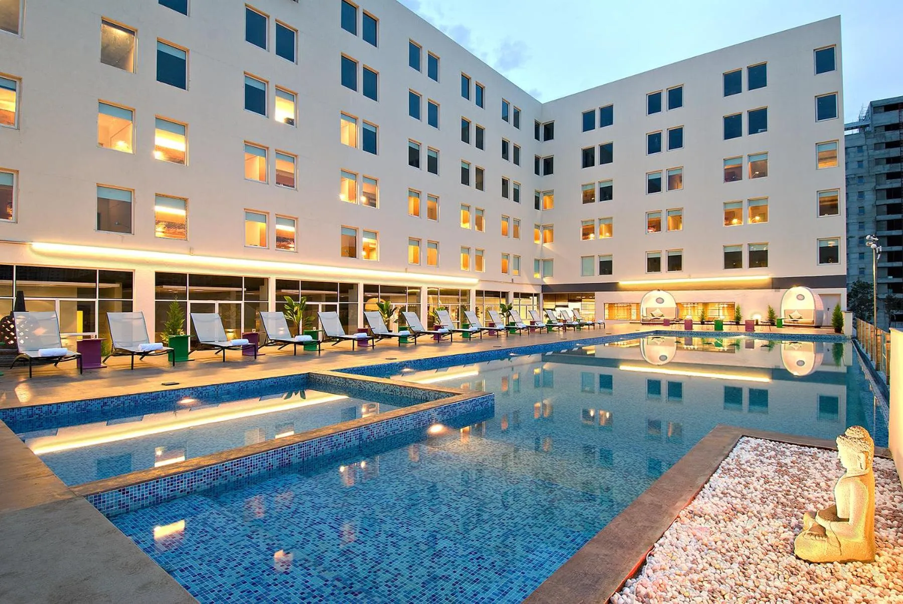 Swimming pool in Aloft Bengaluru Whitefield