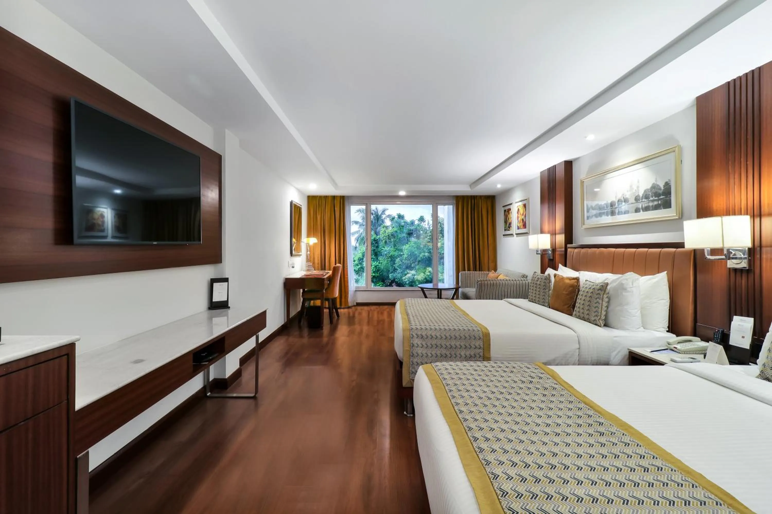 View (from property/room), Bed in Fortune Park Panchwati, Kolkata - Member ITC Hotels' Group