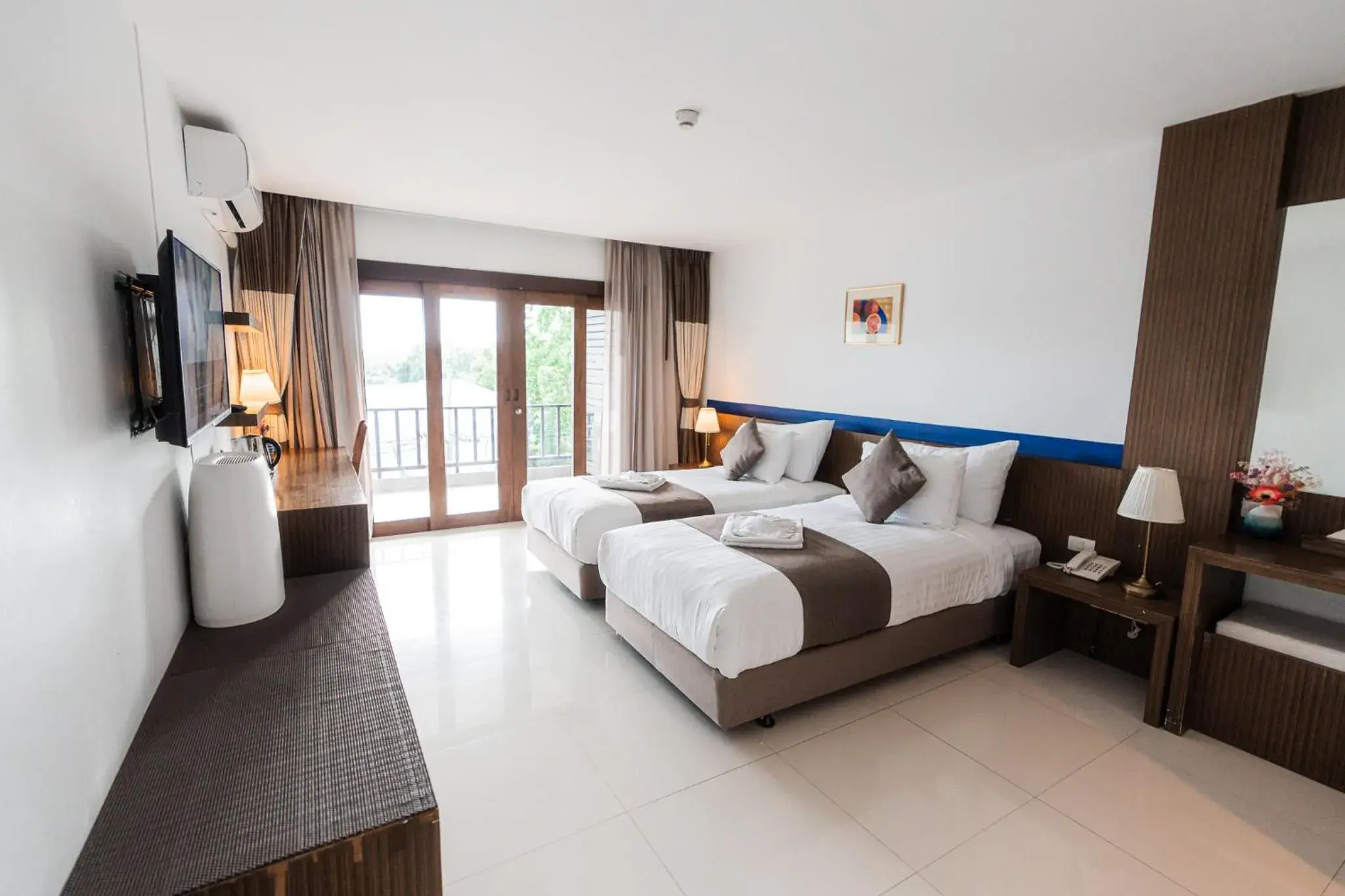 Superior Twin Room in Siam Triangle Hotel Chiang Sean Superior Twin Room in Siam Triangle Hotel Chiang Sean