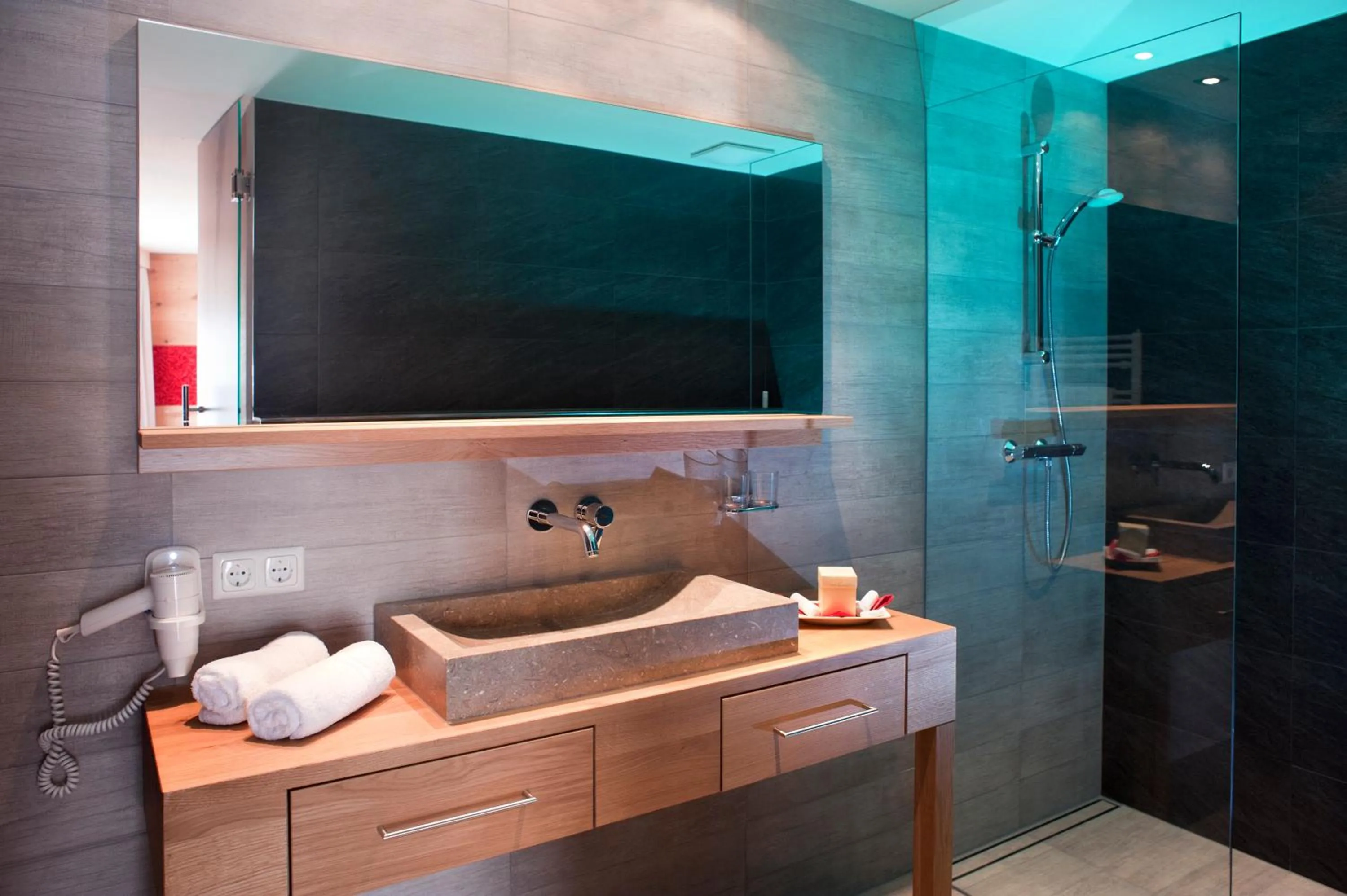 Bathroom in Hotel Schiederhof