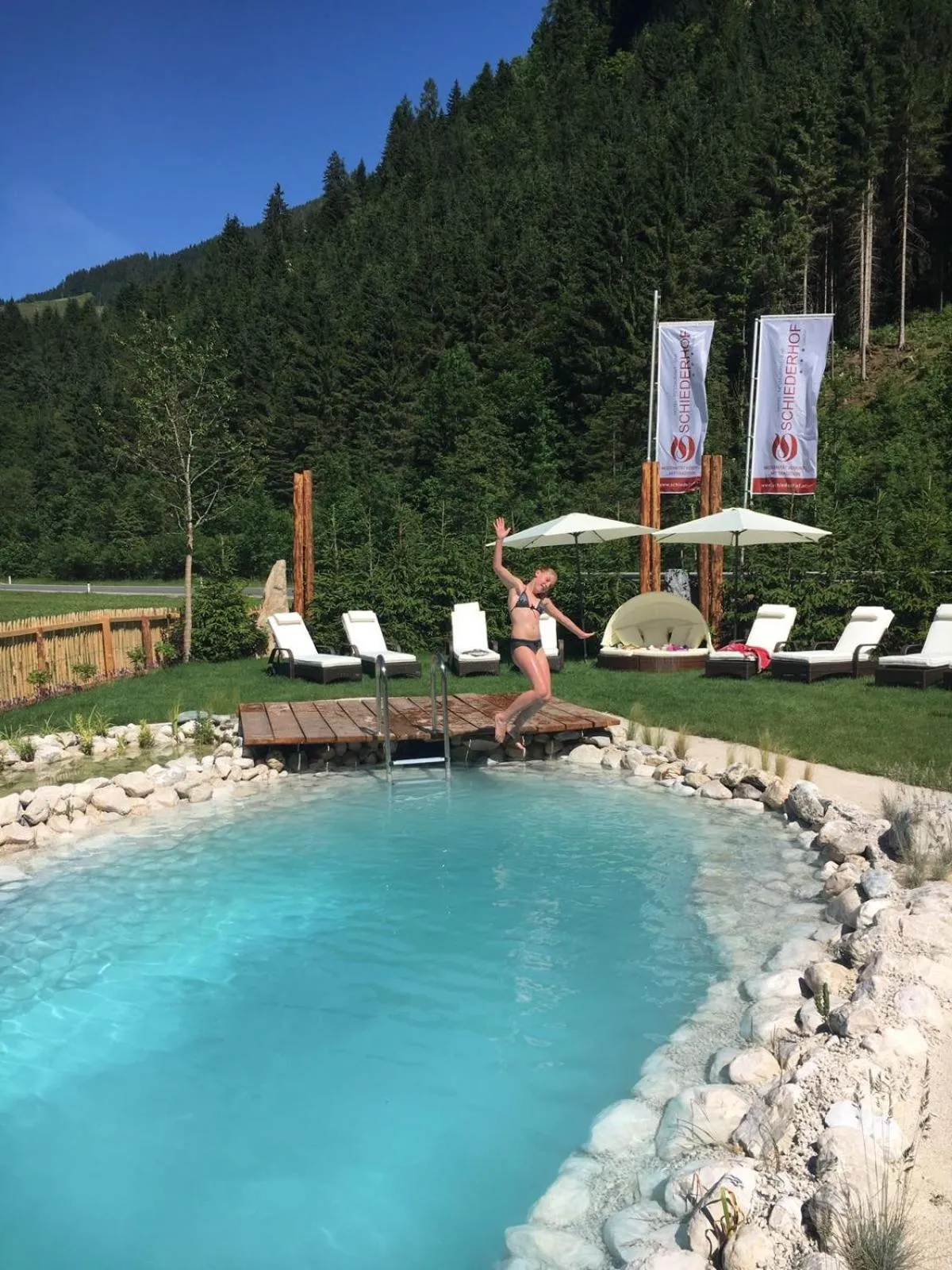 Garden in Hotel Schiederhof