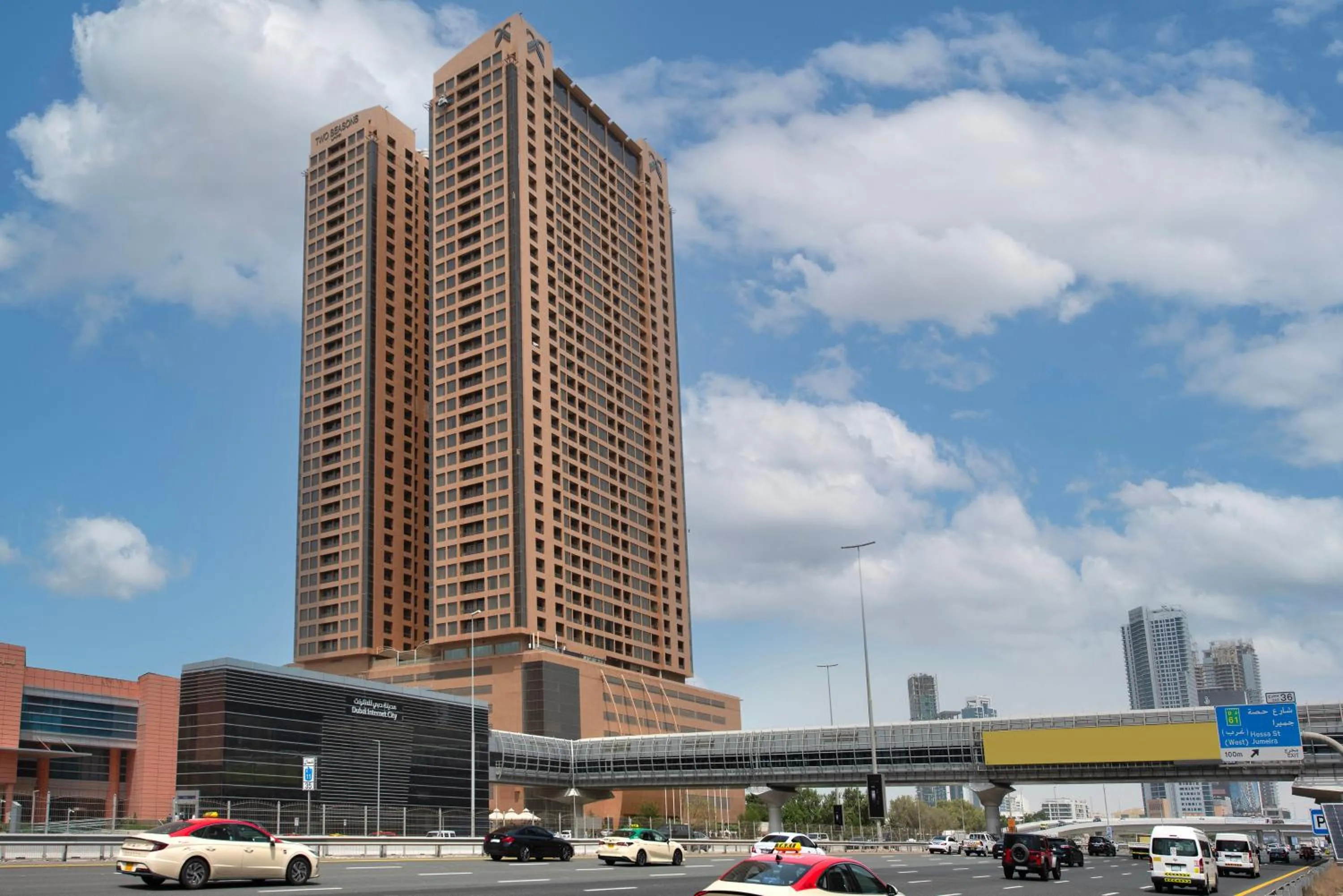 Property building in Two Seasons Hotel & Apartments