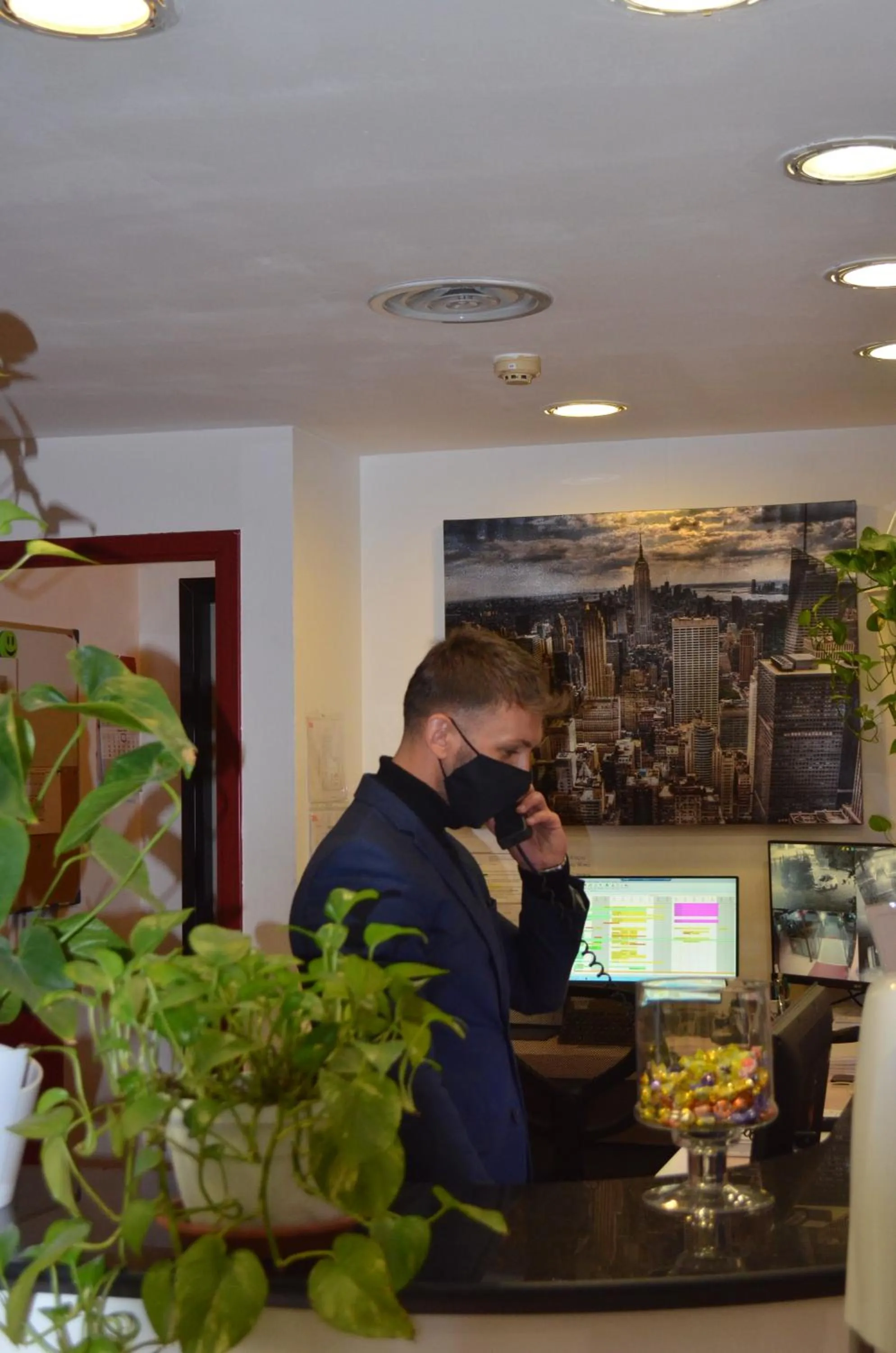 Lobby or reception in Hotel Diamante