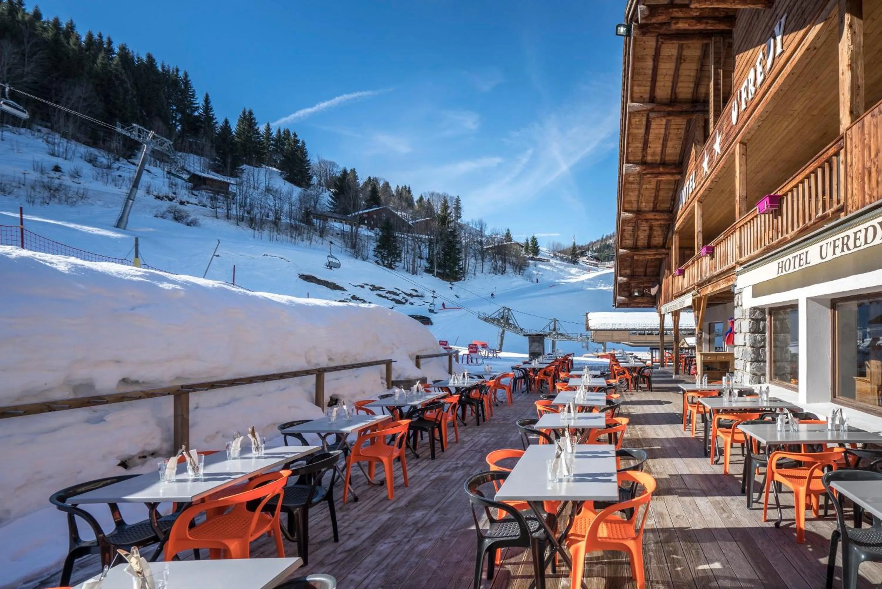 Natural landscape in Hôtel Restaurant U'Fredy
