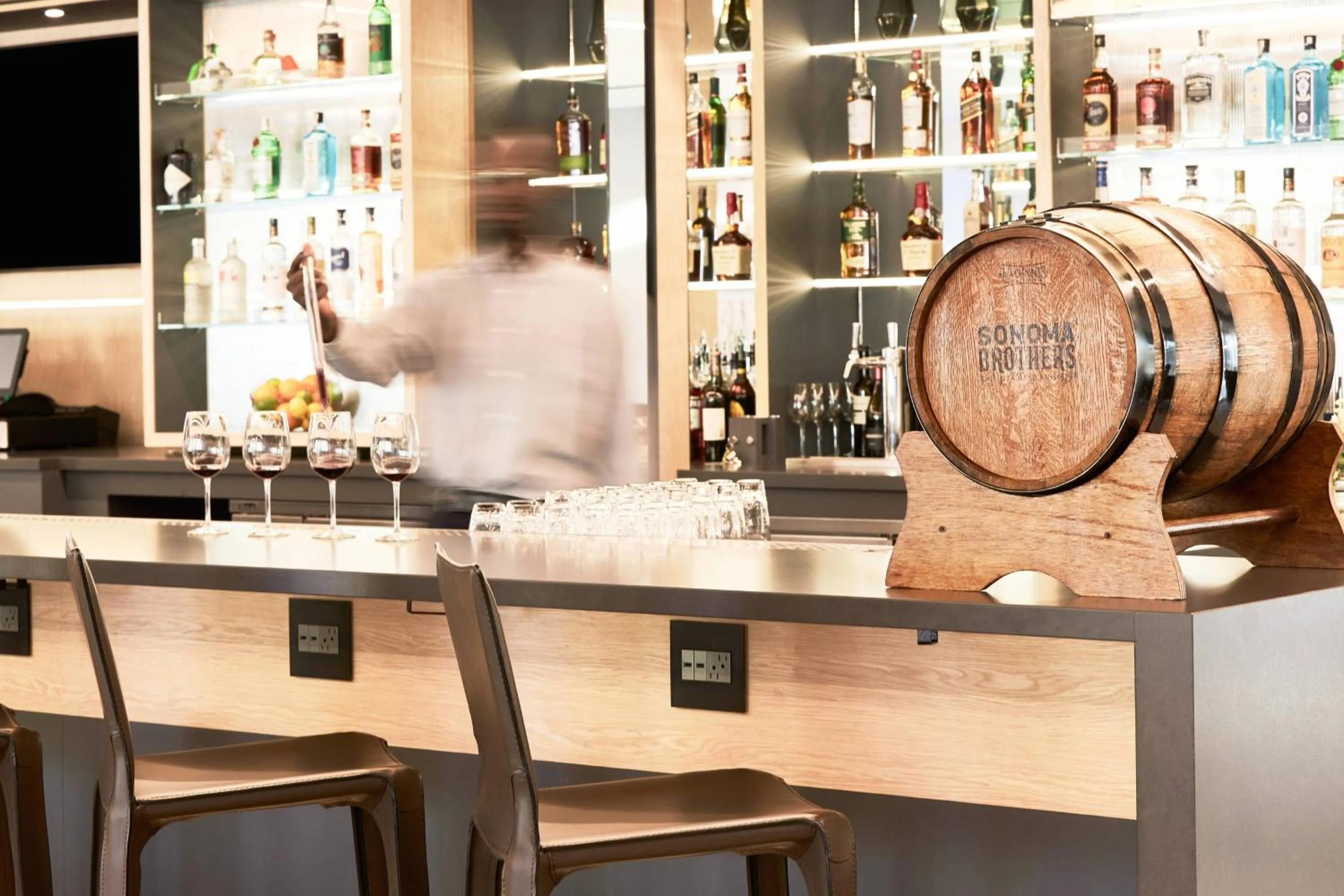 Lounge or bar in AC Hotel by Marriott Pleasanton