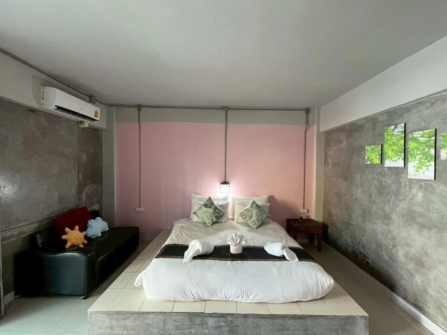 Bed in The Guest Hotel Krabi