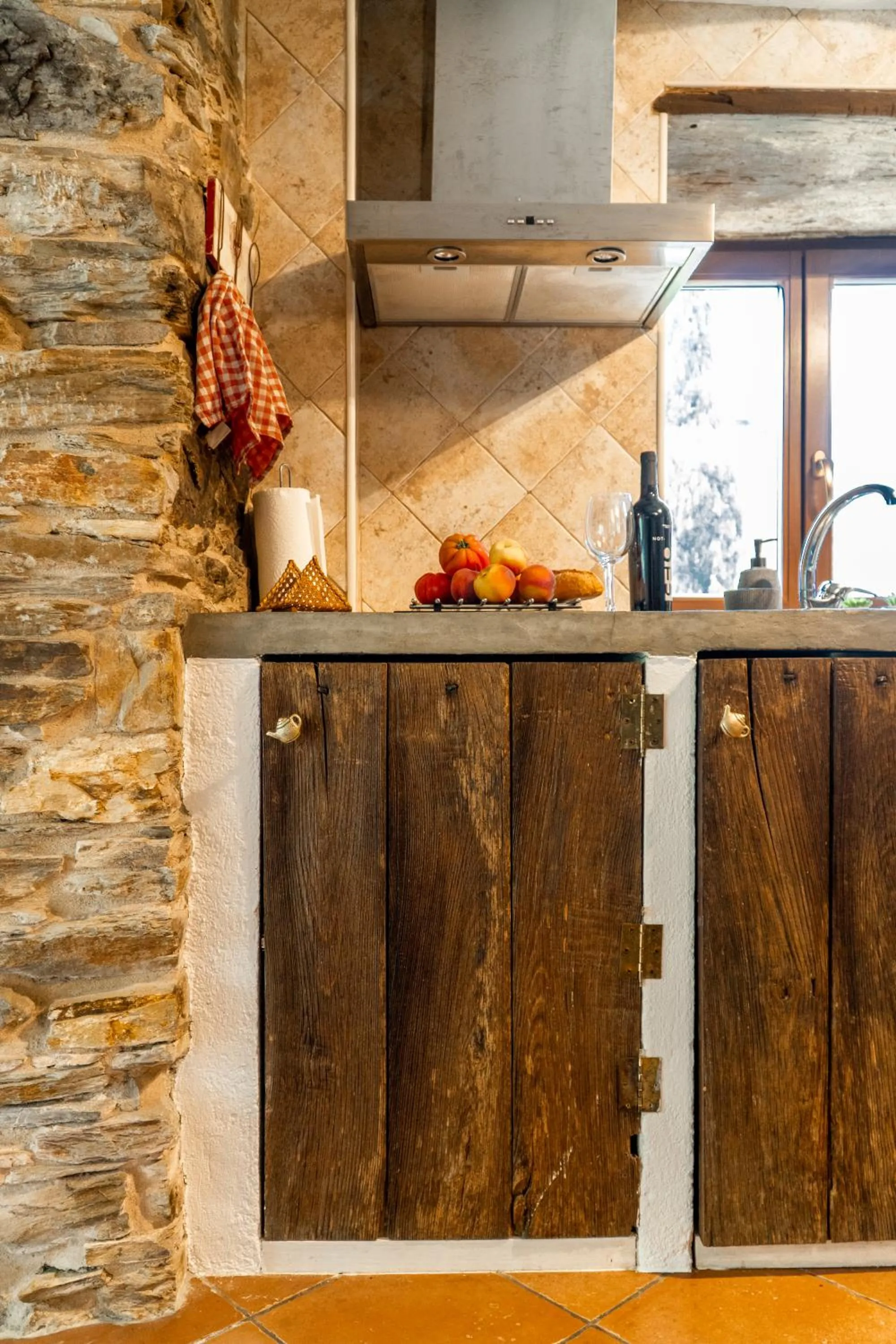 Kitchen or kitchenette in Complejo Rural Lar de Vies