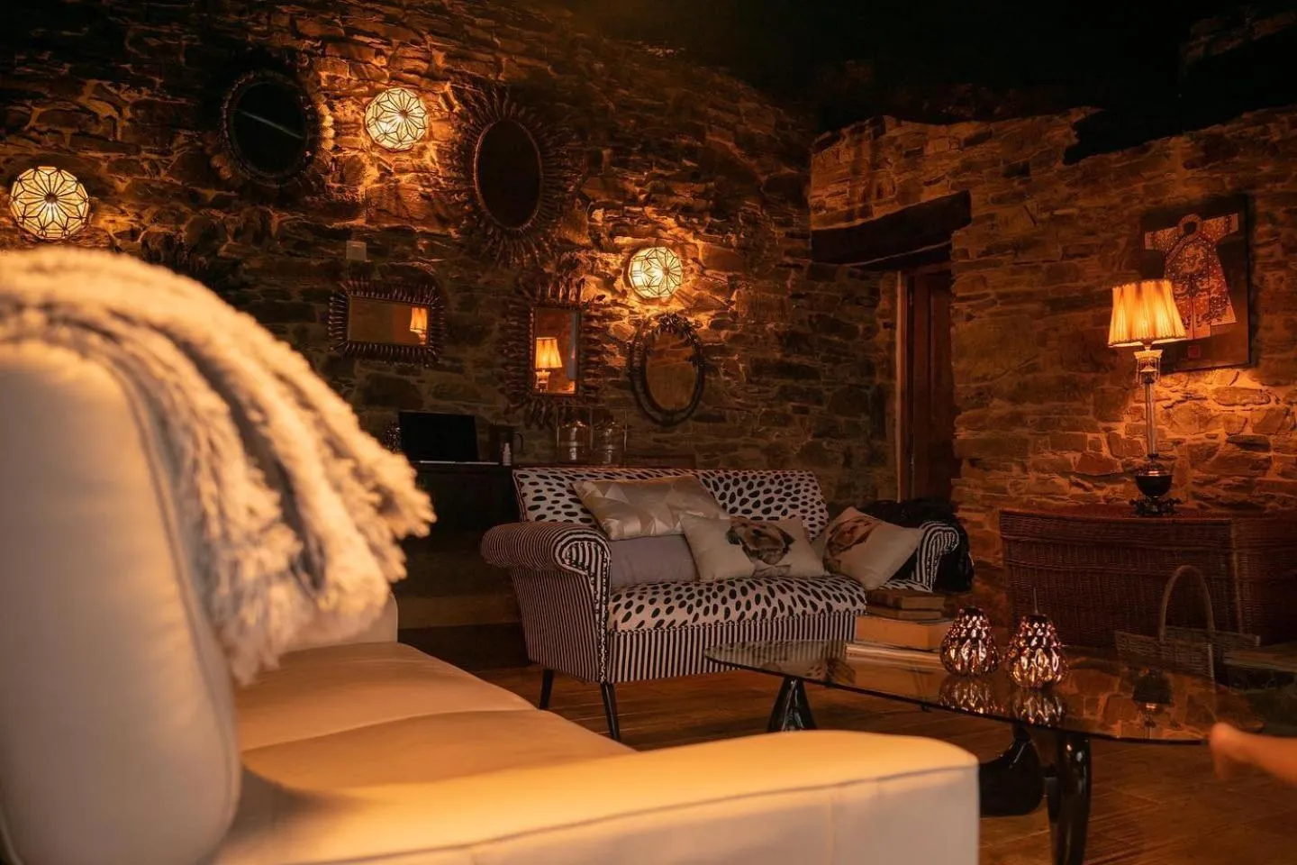 Living room in Complejo Rural Lar de Vies