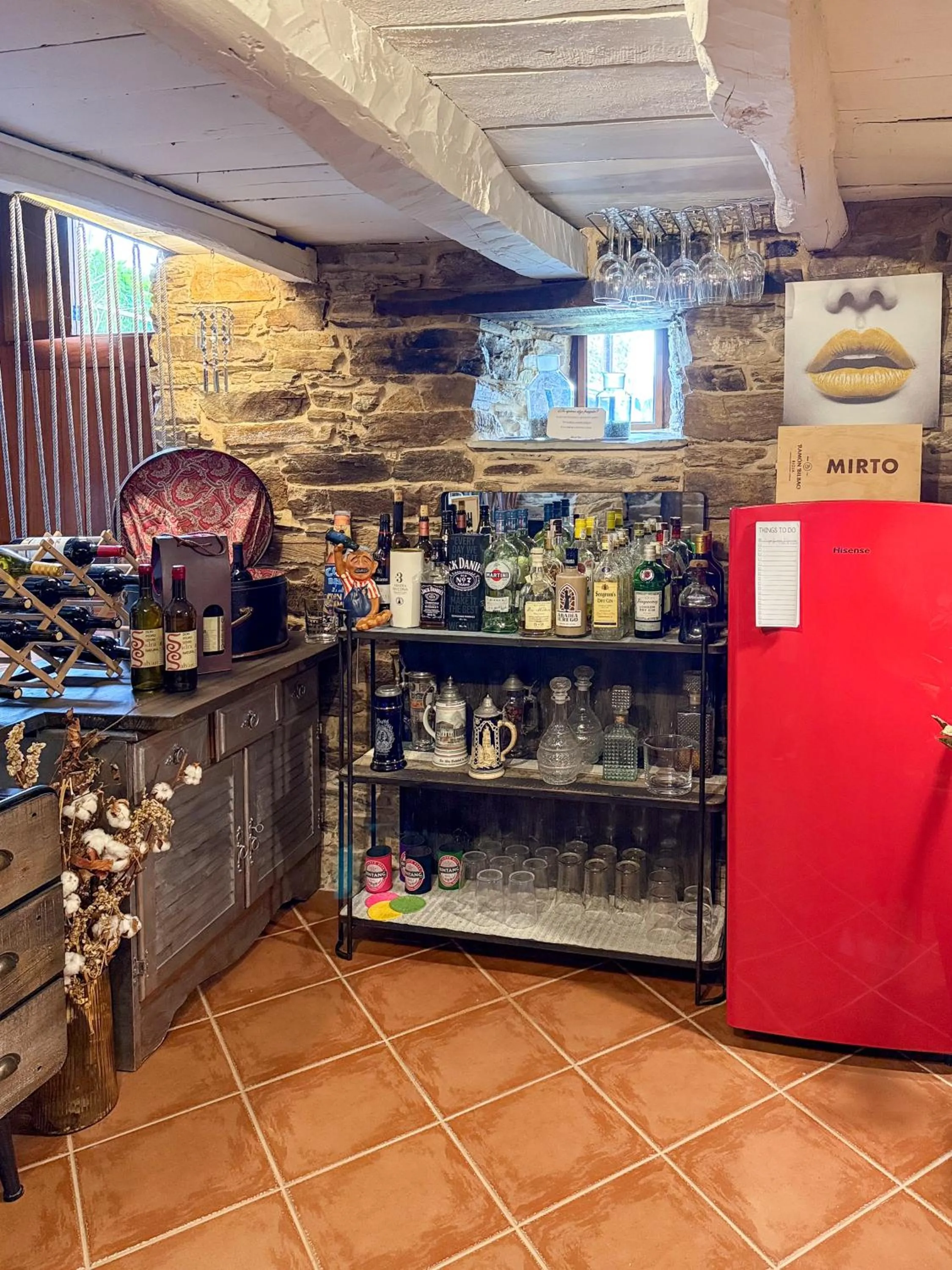 Lounge or bar in Complejo Rural Lar de Vies