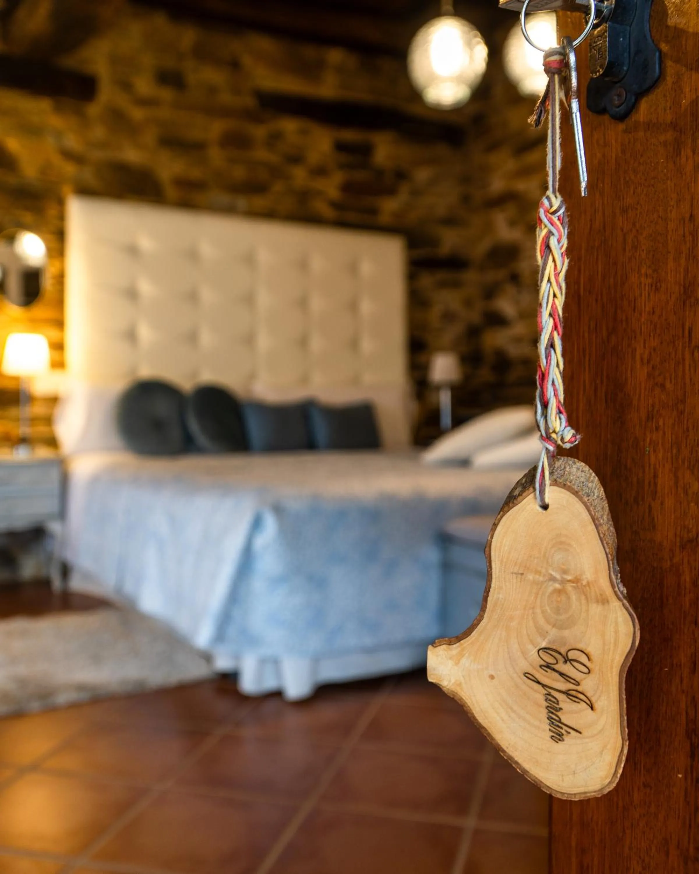 Bed in Complejo Rural Lar de Vies