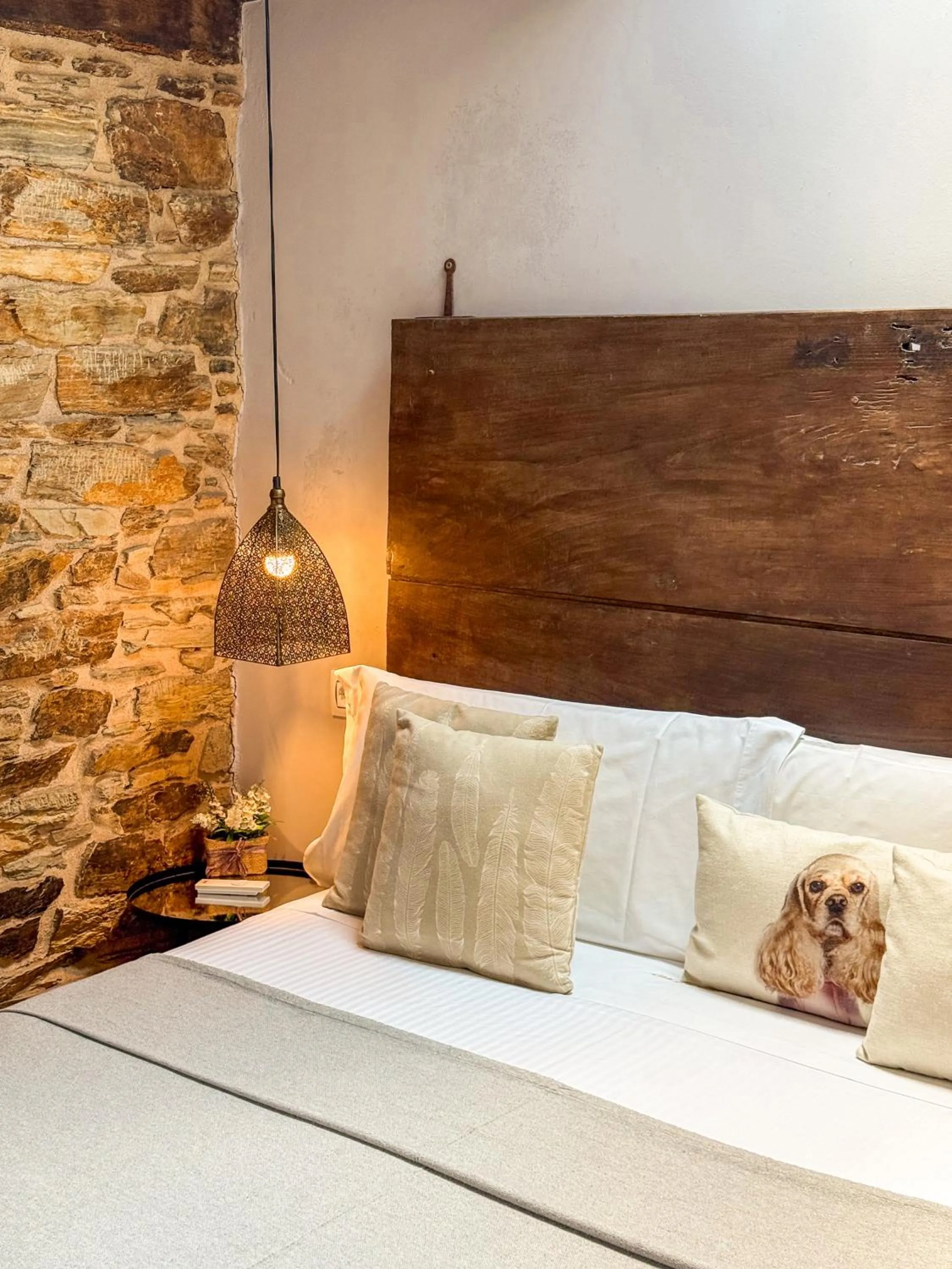 Bed in Complejo Rural Lar de Vies