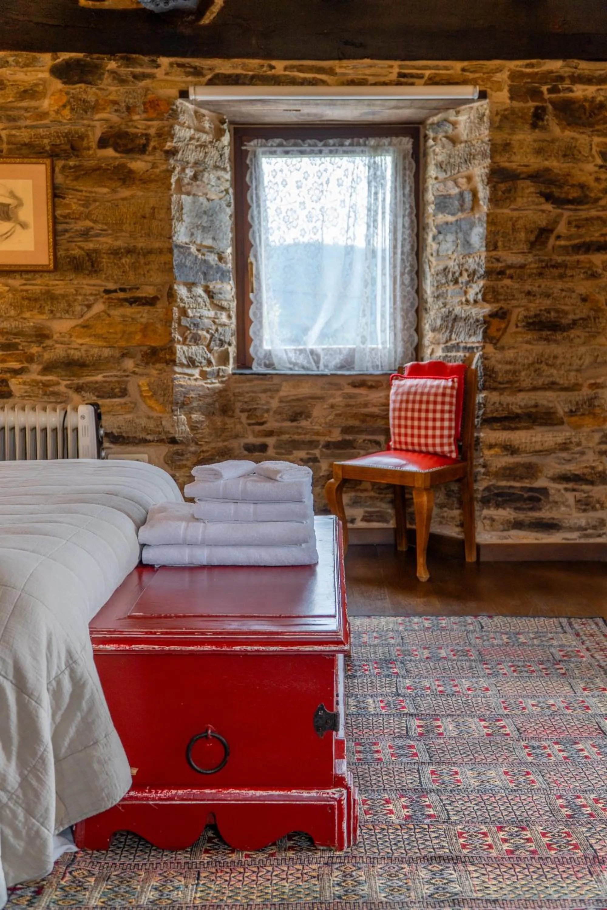 Photo of the whole room, Bed in Complejo Rural Lar de Vies