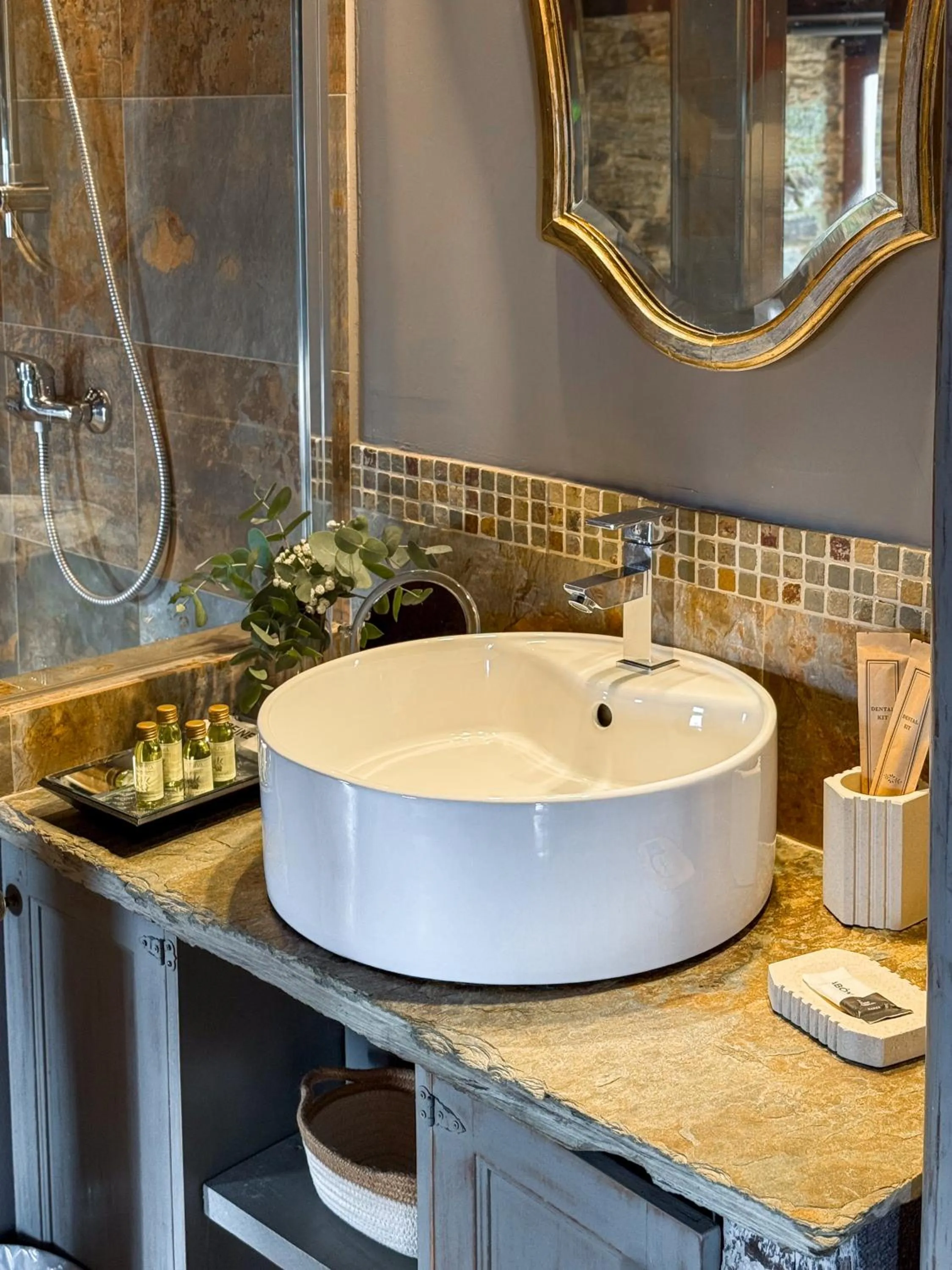 Bathroom in Complejo Rural Lar de Vies