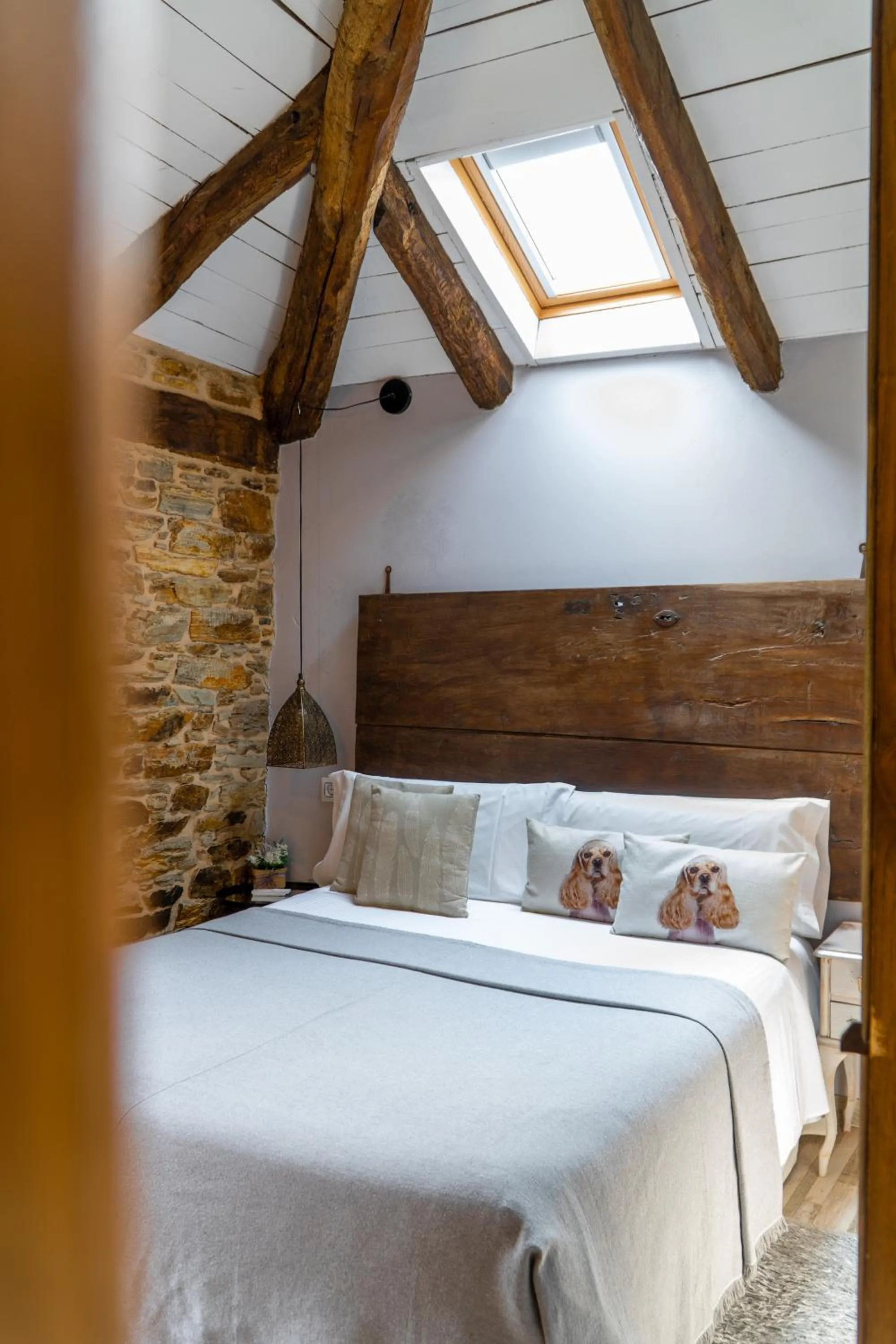 Bed in Complejo Rural Lar de Vies