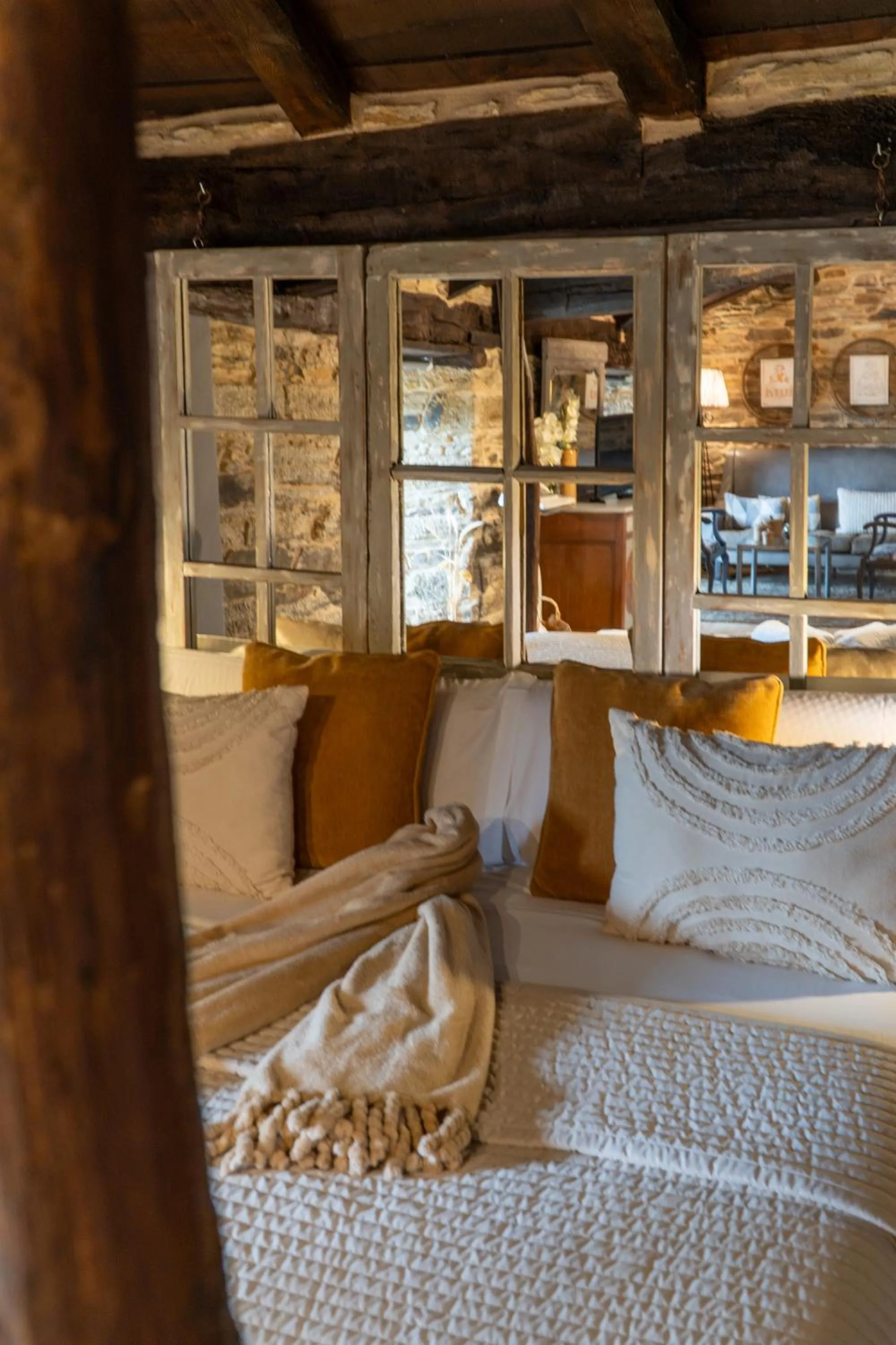 Bed in Complejo Rural Lar de Vies