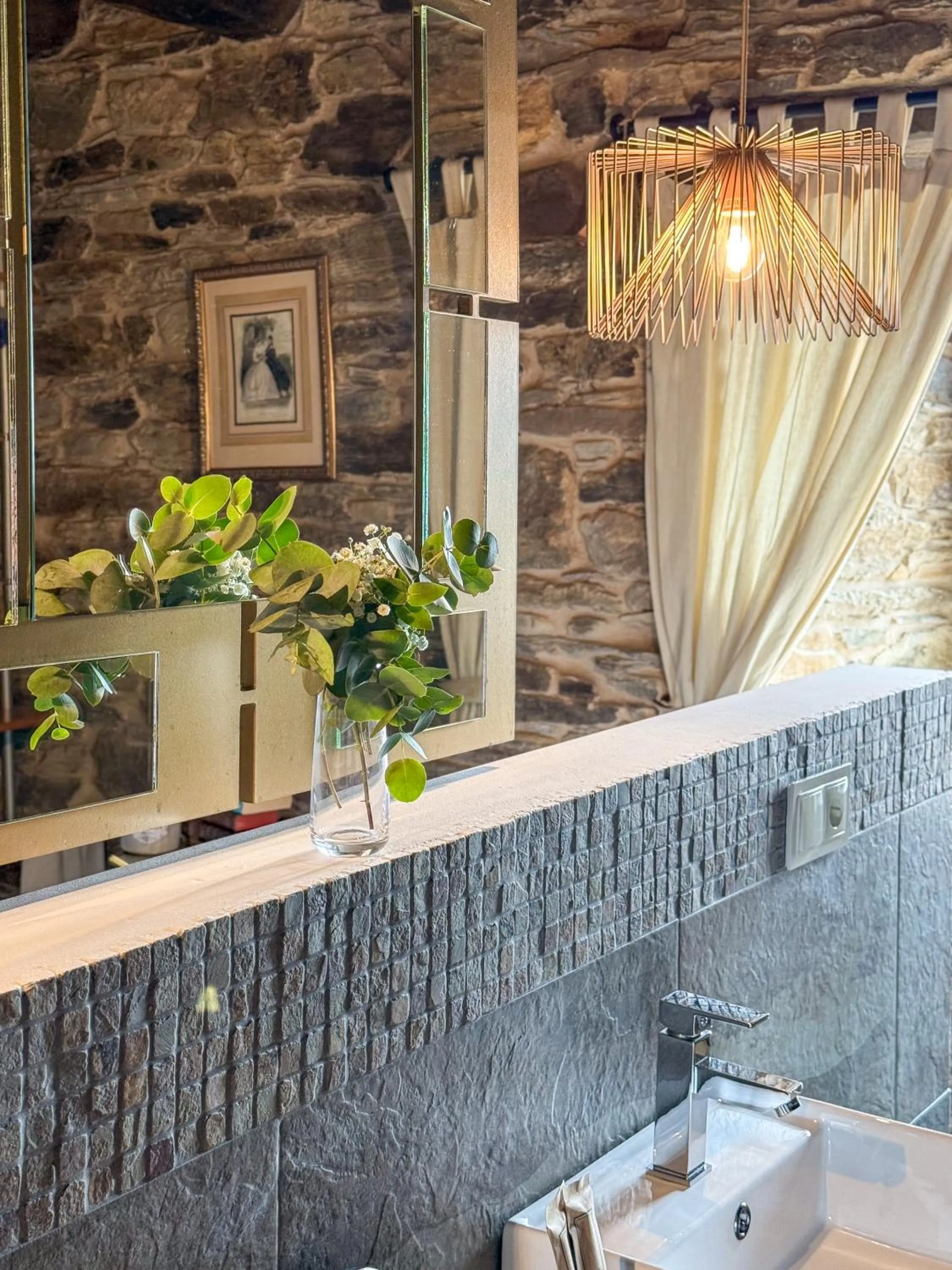 Bathroom in Complejo Rural Lar de Vies