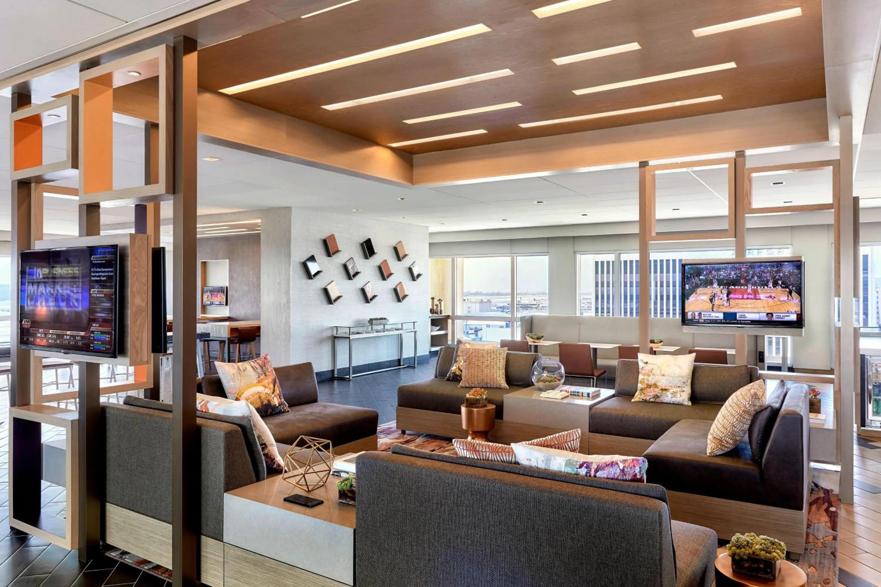 Lounge or bar in Los Angeles Airport Marriott