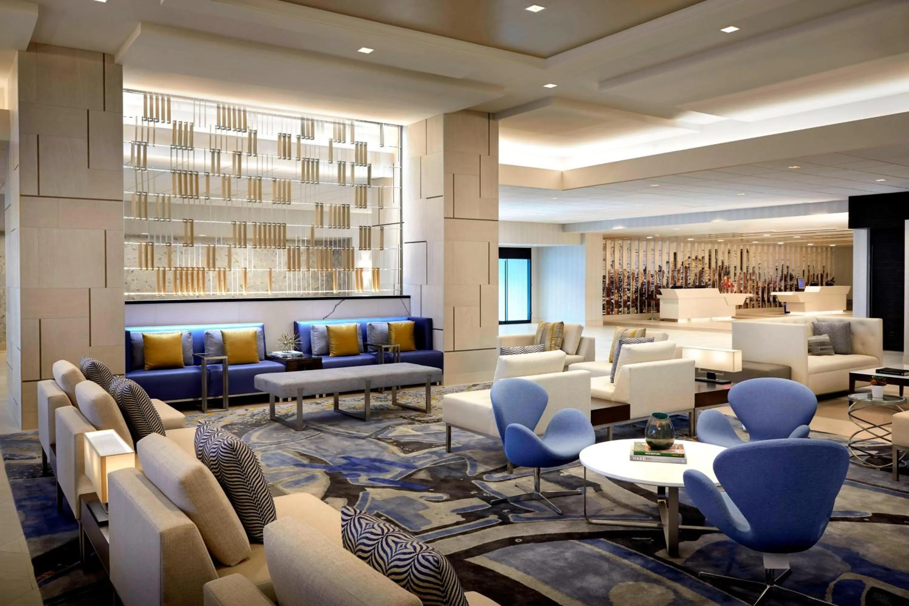 Lobby or reception in Los Angeles Airport Marriott