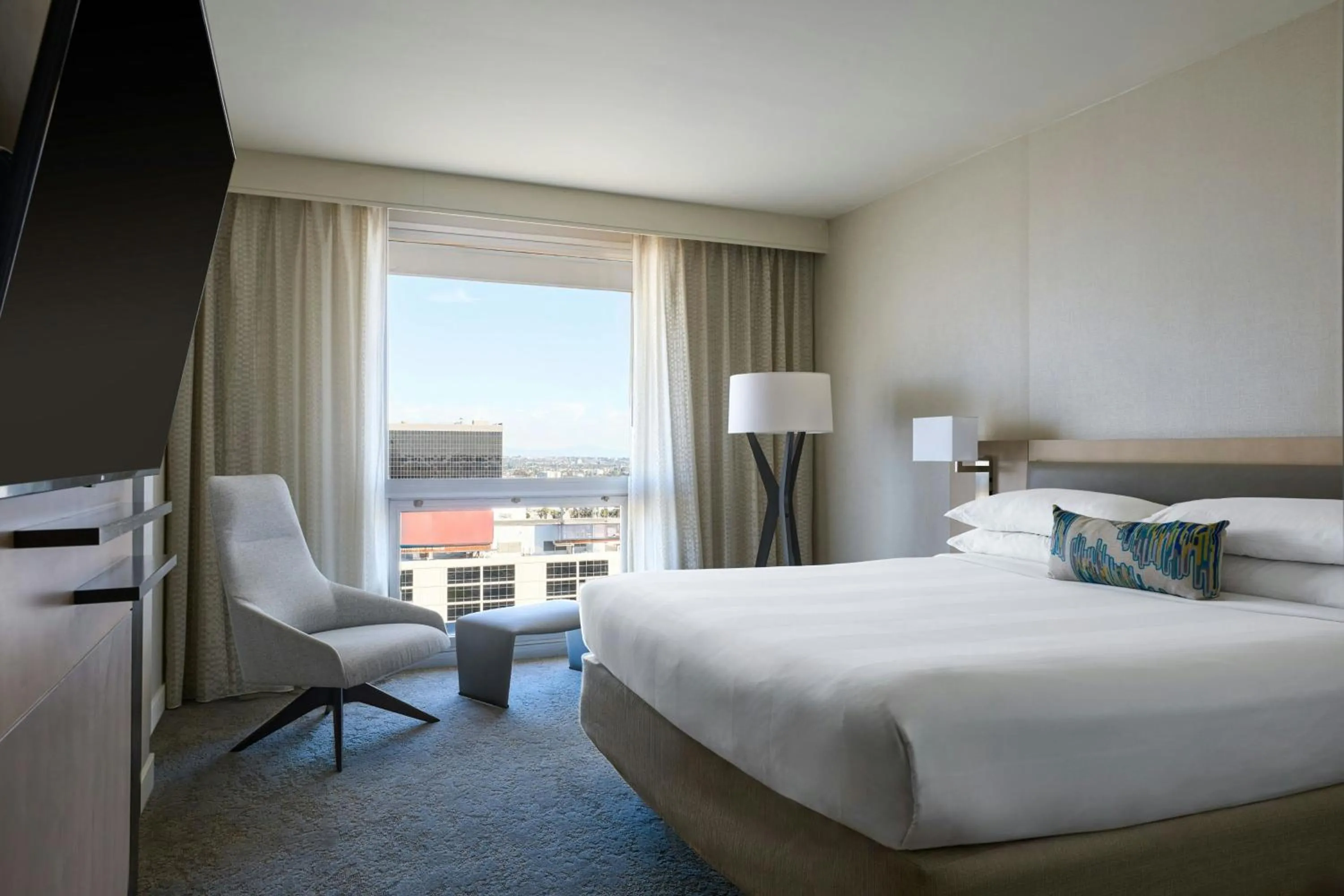 Bedroom, Bed in Los Angeles Airport Marriott