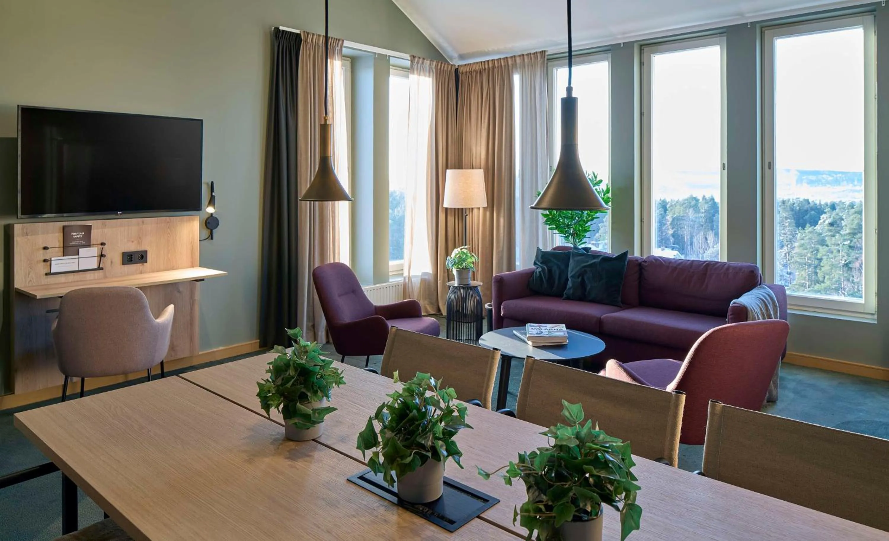 Bedroom in Scandic Lugnet