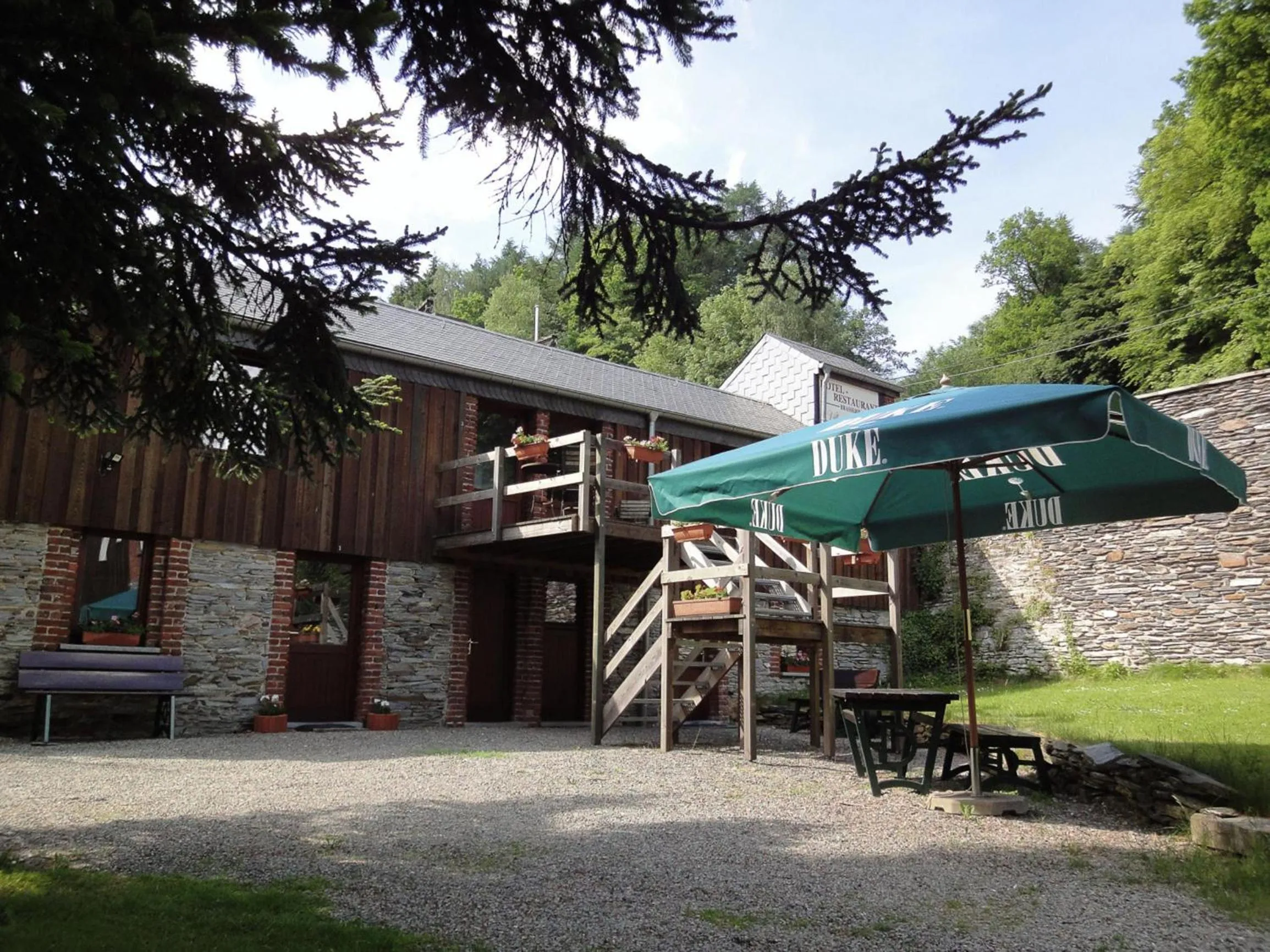 Balcony/Terrace in Parkhotel Villa des Effats Vielsalm