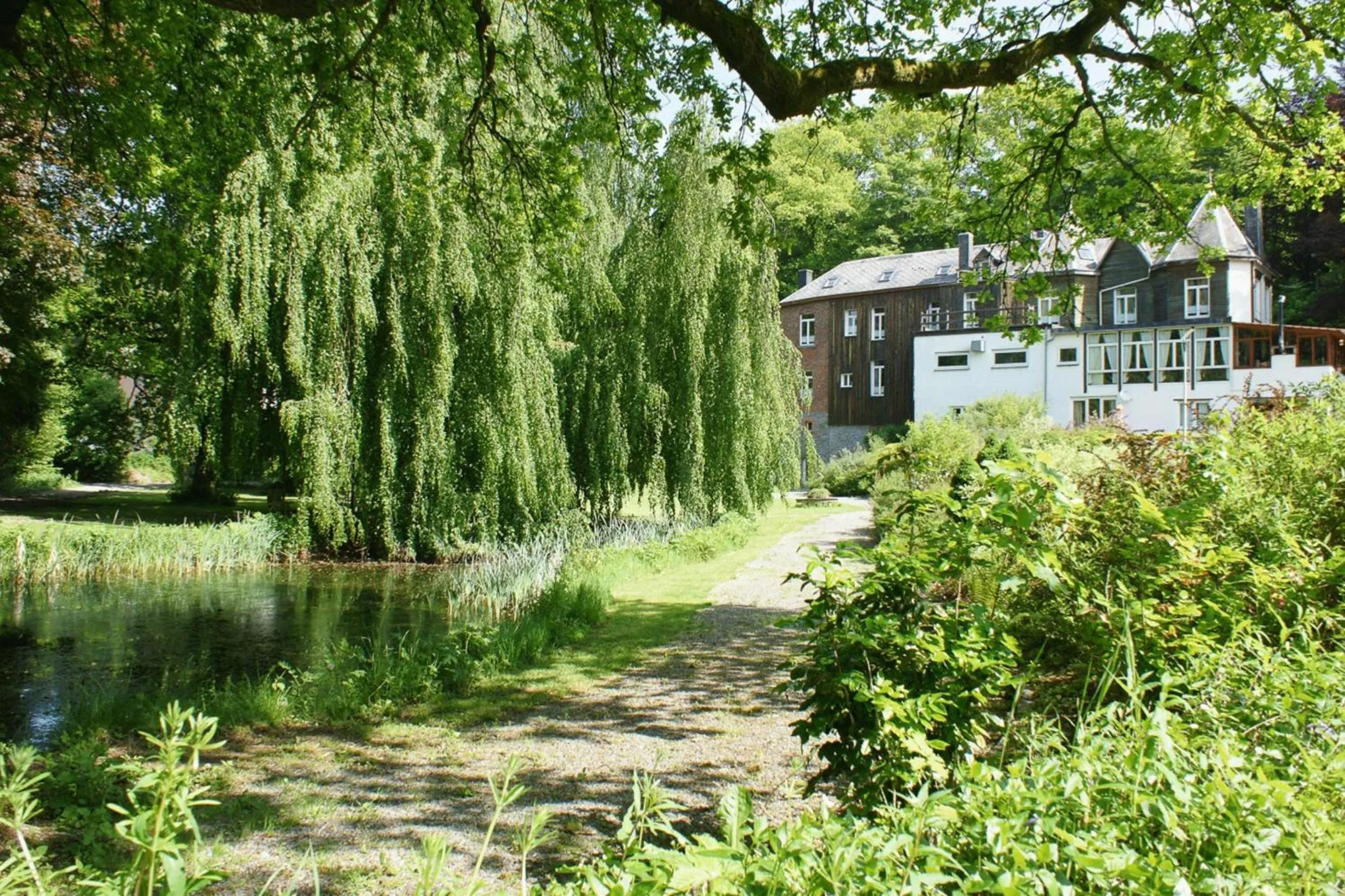 Garden in Parkhotel Villa des Effats Vielsalm