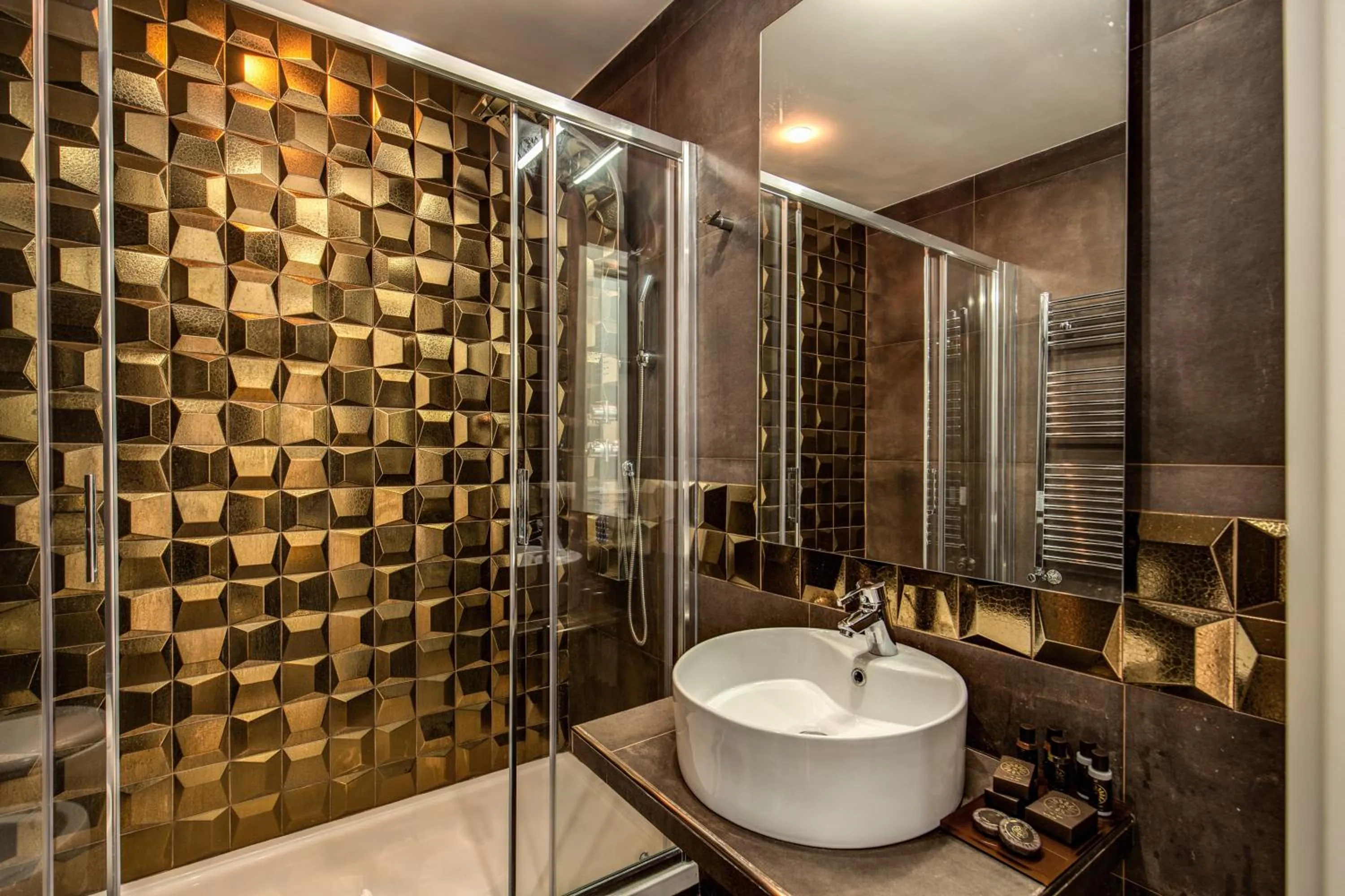 Bathroom in La Foresteria Luxury Suites