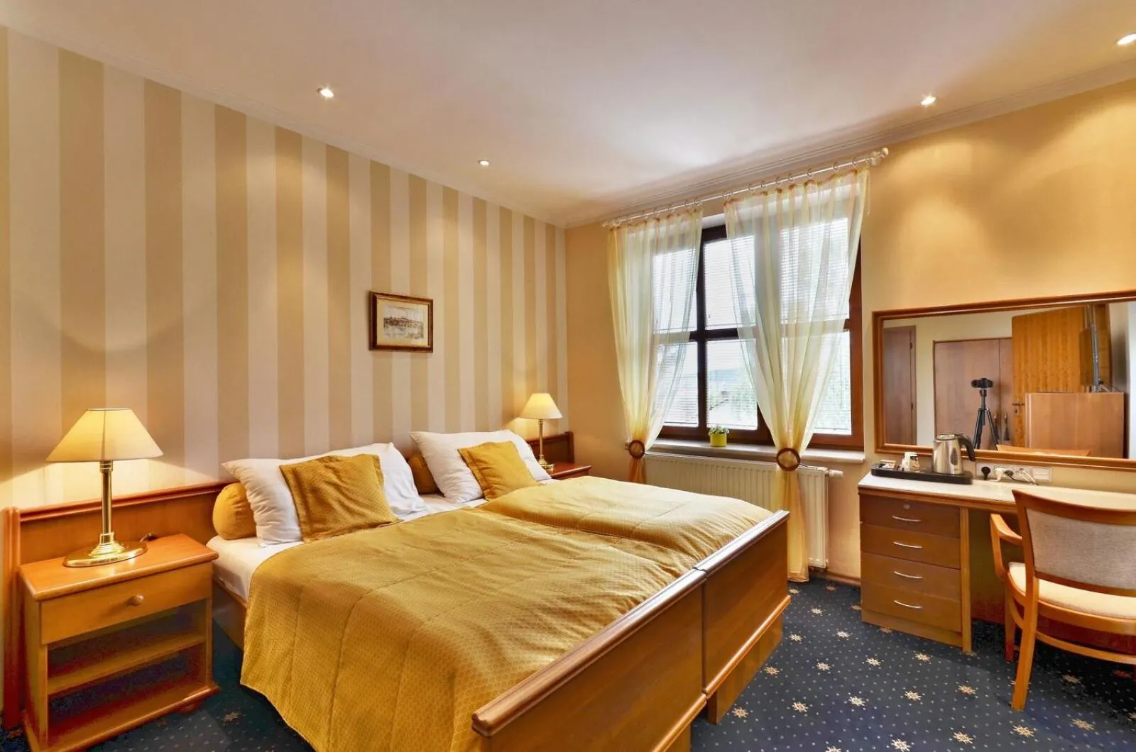 Bed in Hotel Villa Conti