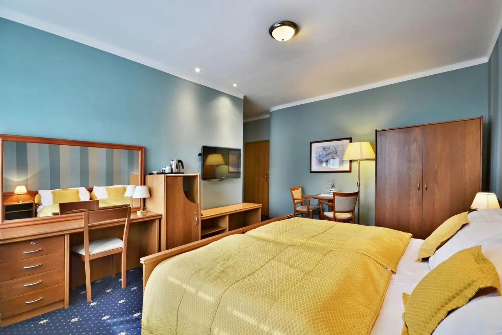 Bed in Hotel Villa Conti