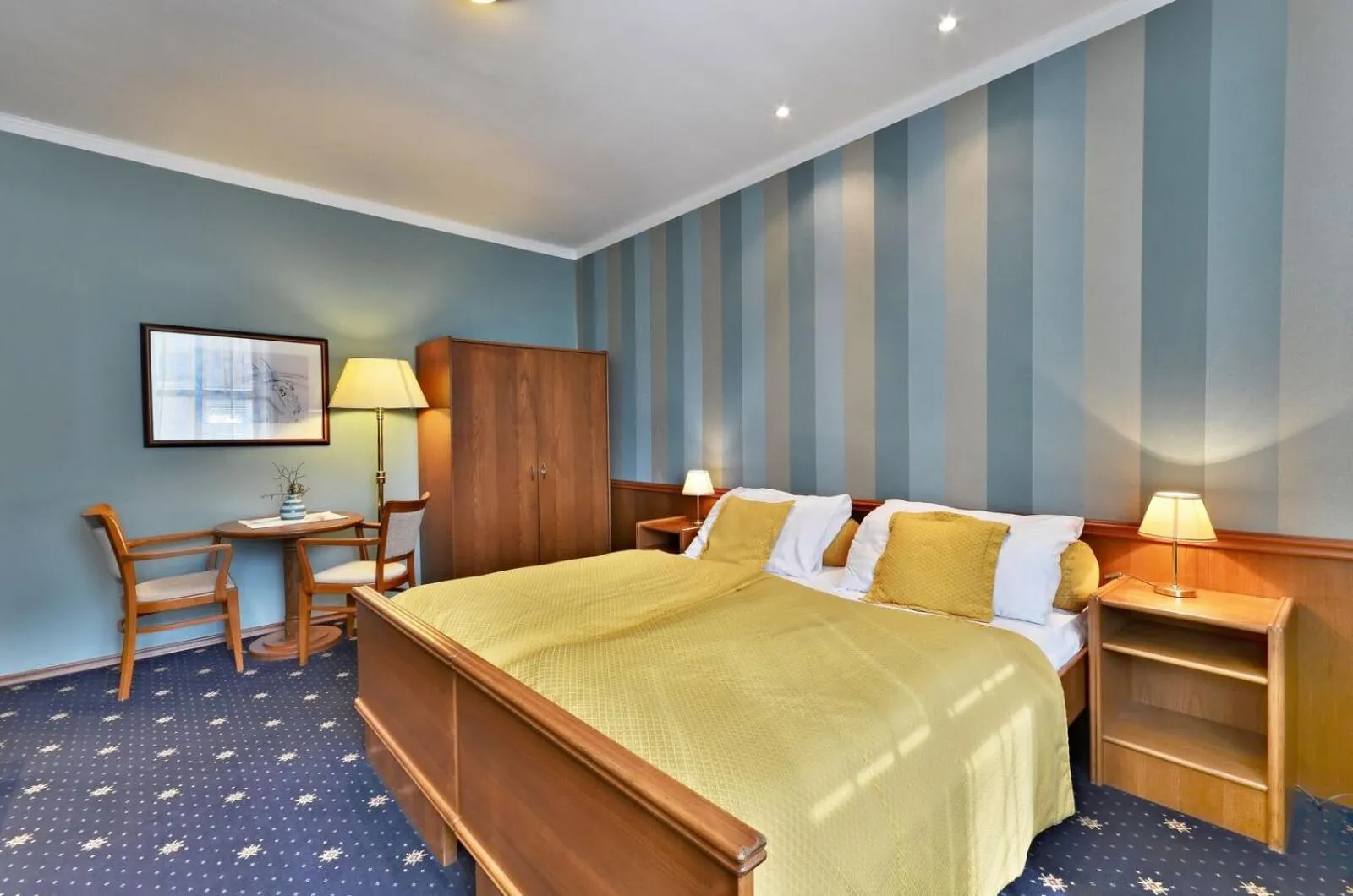 Bed in Hotel Villa Conti