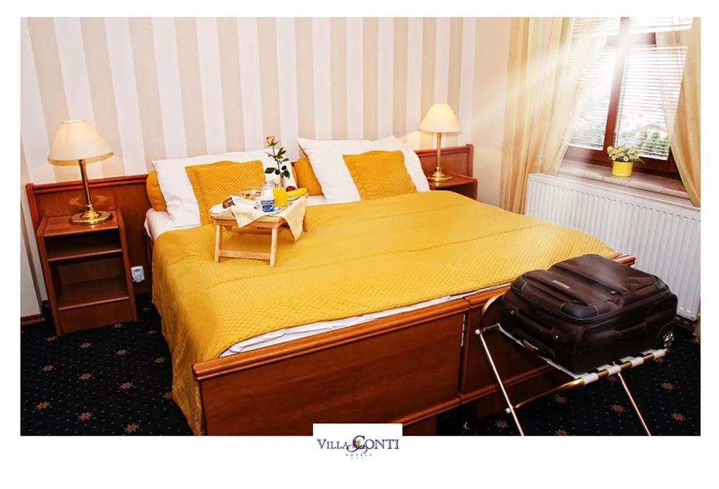 Bed in Hotel Villa Conti